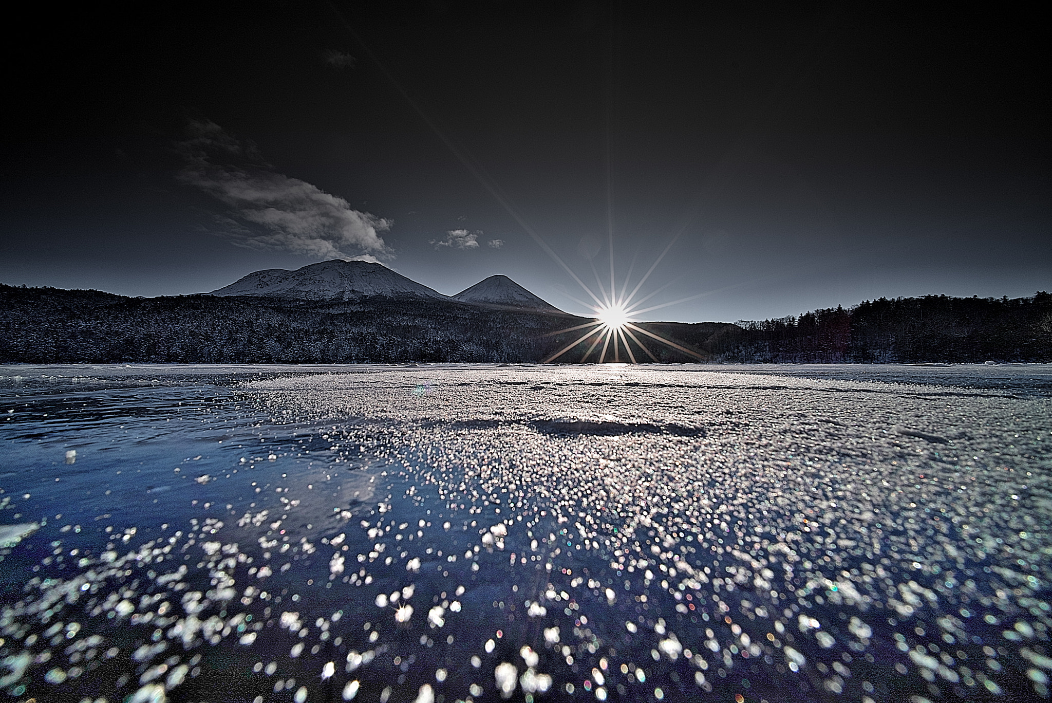 Sony a7S sample photo. Glay winter,again photography