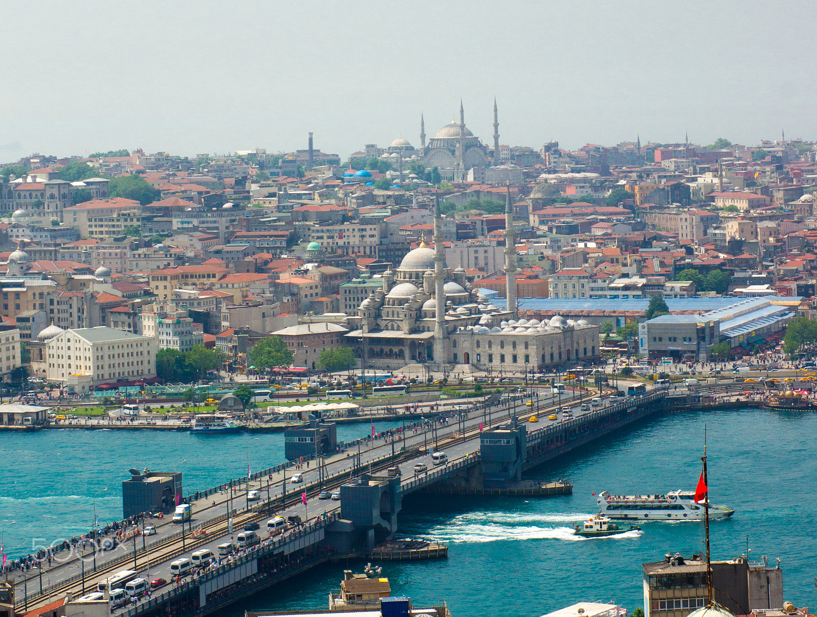 Sony Alpha DSLR-A450 sample photo. View from galata tower, istanbul photography
