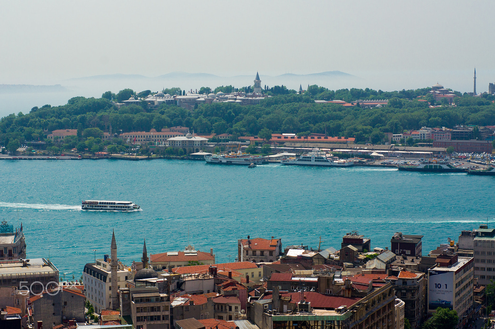 Sony Alpha DSLR-A450 + Sony 50mm F1.4 sample photo. View from galata tower, istanbul photography