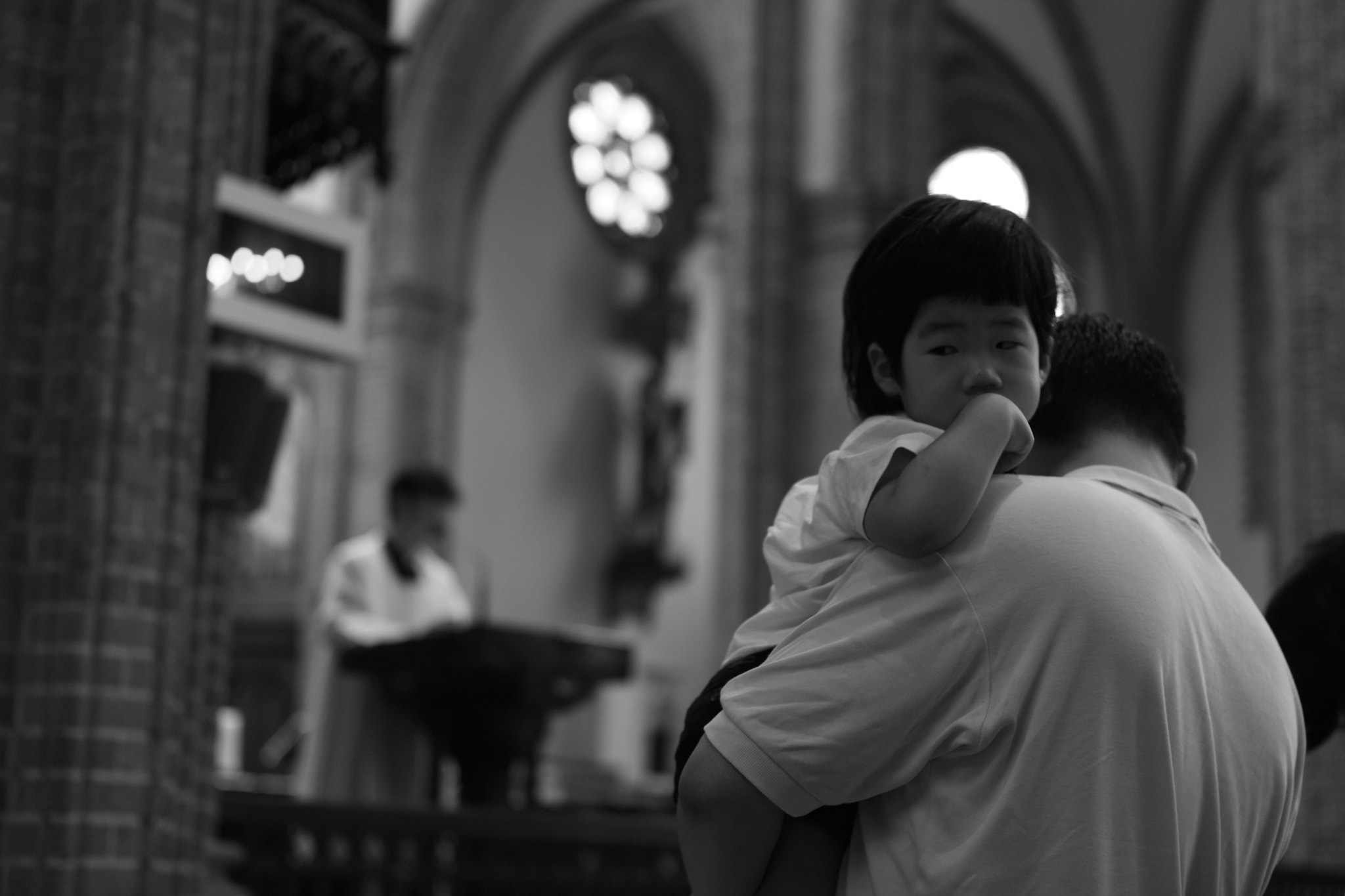 Canon EF 24-70mm F2.8L USM sample photo. Roman catholic  baptism photography