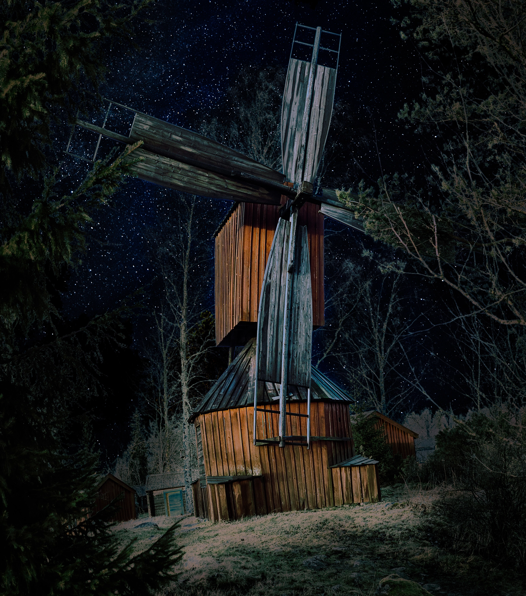 Sigma 19mm F2.8 DN Art sample photo. Windmill photography