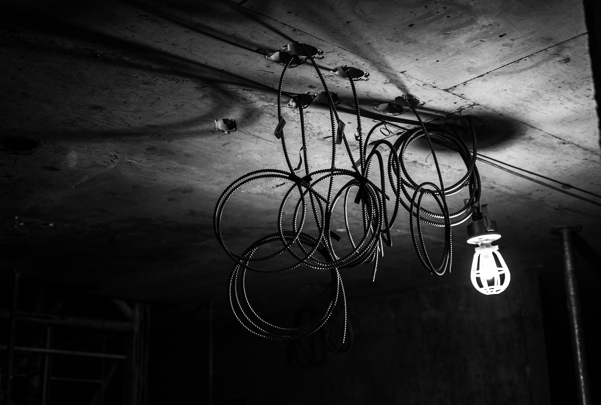 Leica M8 sample photo. Construction site at night photography