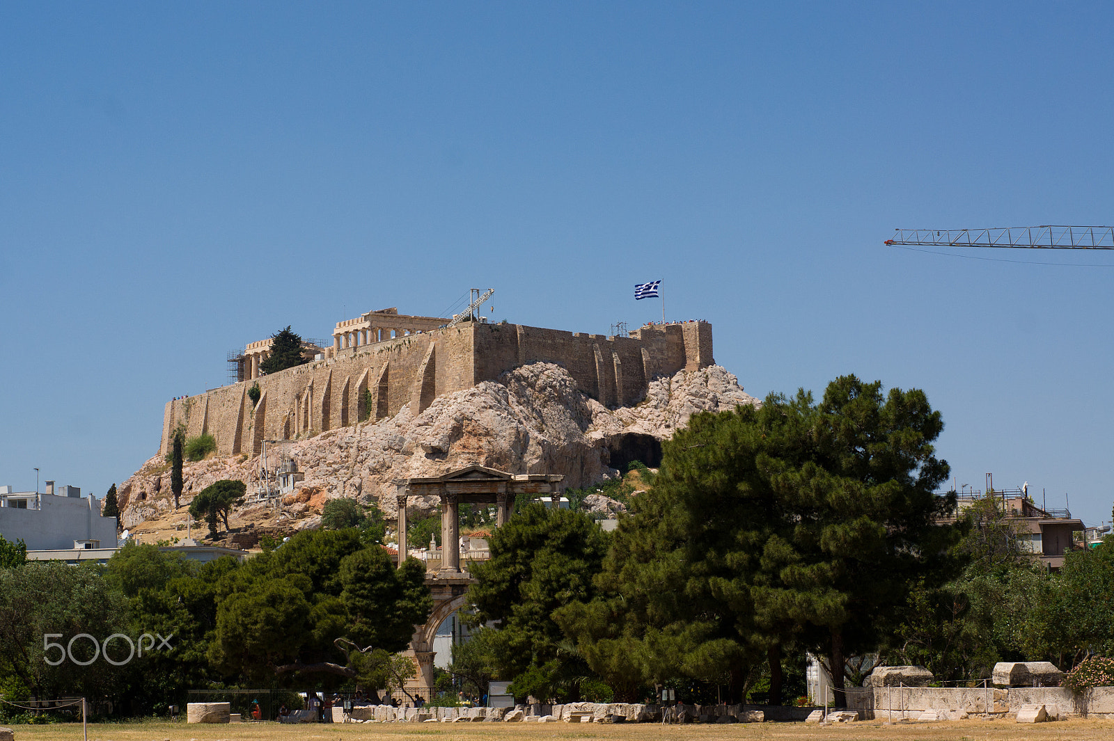 Sony Alpha DSLR-A450 + Sony 50mm F1.4 sample photo. Ancient athens photography