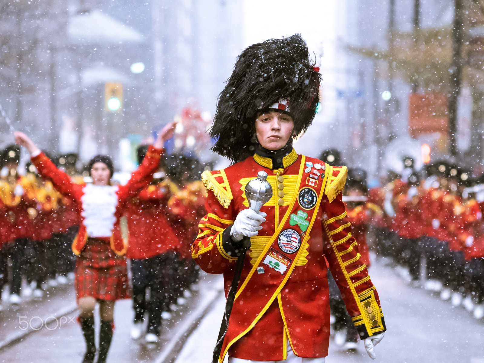 Olympus Zuiko Digital ED 70-300mm F4.0-5.6 sample photo. Marching band photography