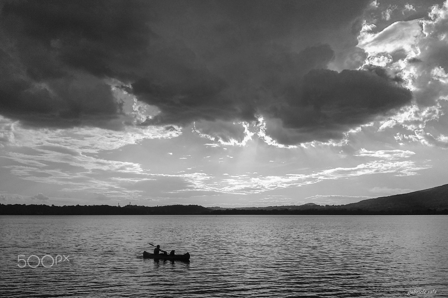 Nokia C5-03 sample photo. Canoe silhouette photography