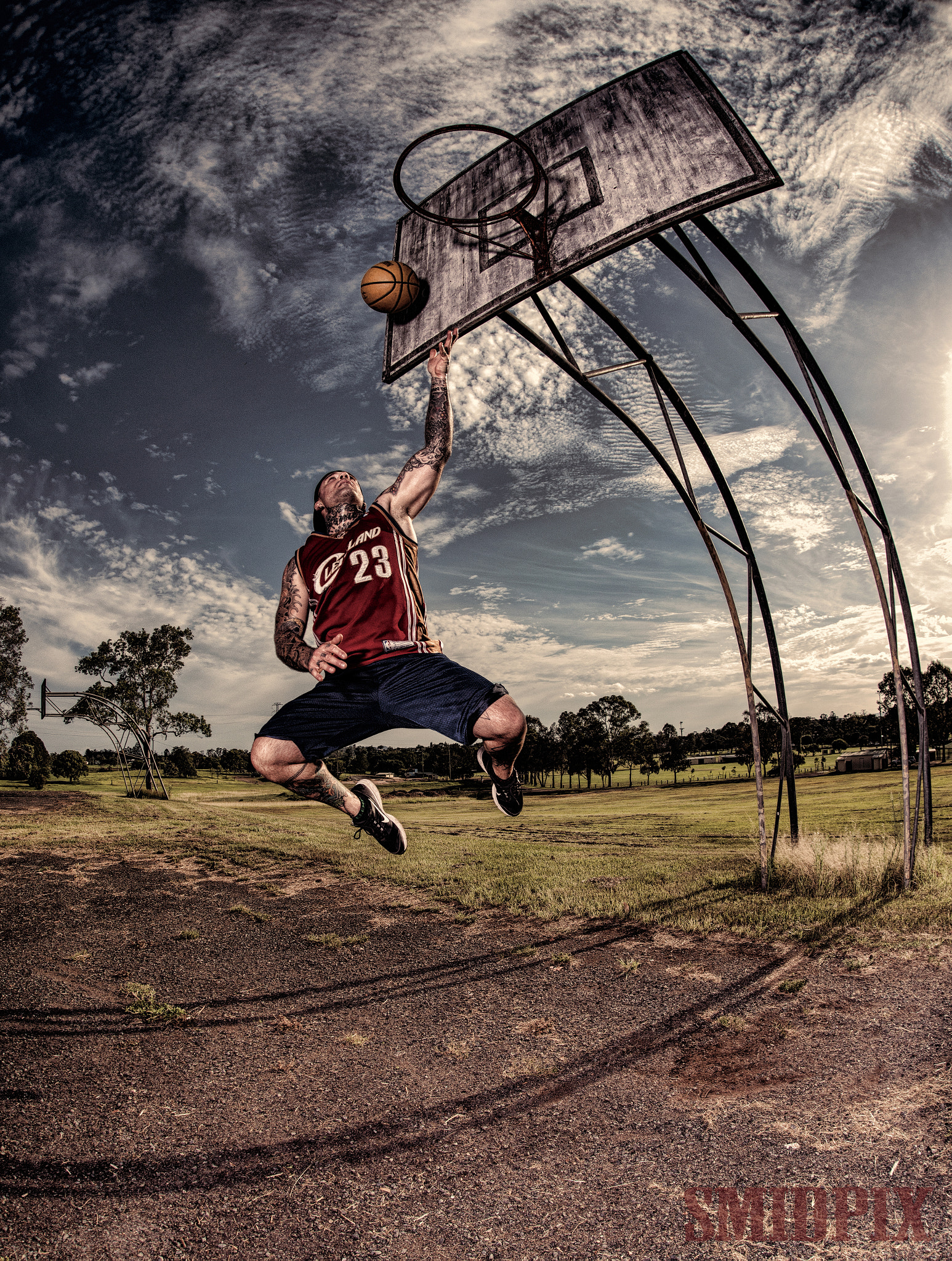 Nikon D610 + Sigma 15mm F2.8 EX DG Diagonal Fisheye sample photo. Basketball 2 photography
