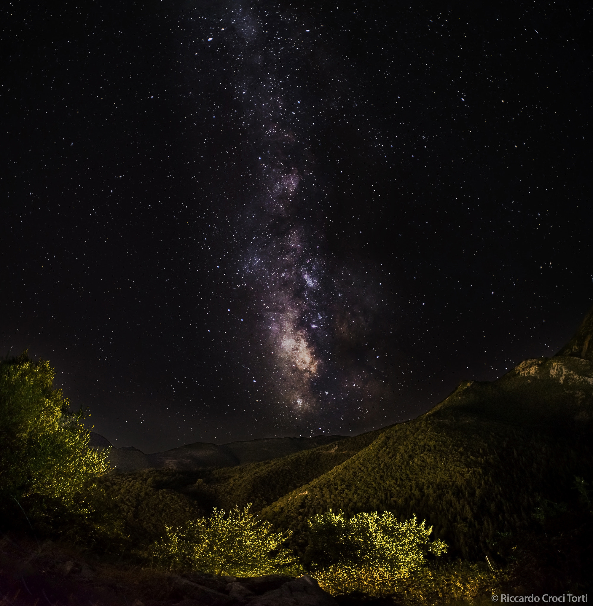 Nikon D750 + AF Nikkor 20mm f/2.8 sample photo. Milky way in lefkada photography