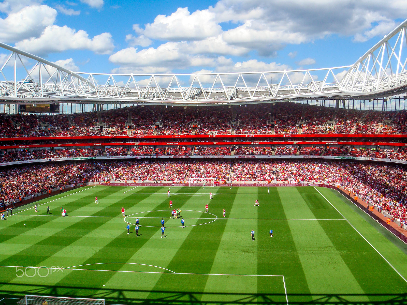 Sony DSC-T70 sample photo. Emirates stadium photography