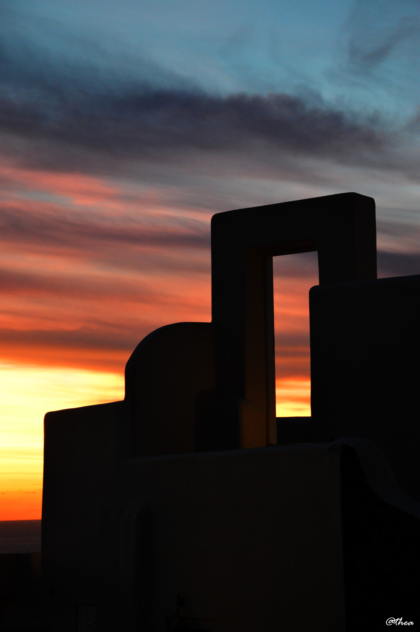 Nikon AF-Nikkor 80-200mm F2.8D ED sample photo. Tramonto oia photography
