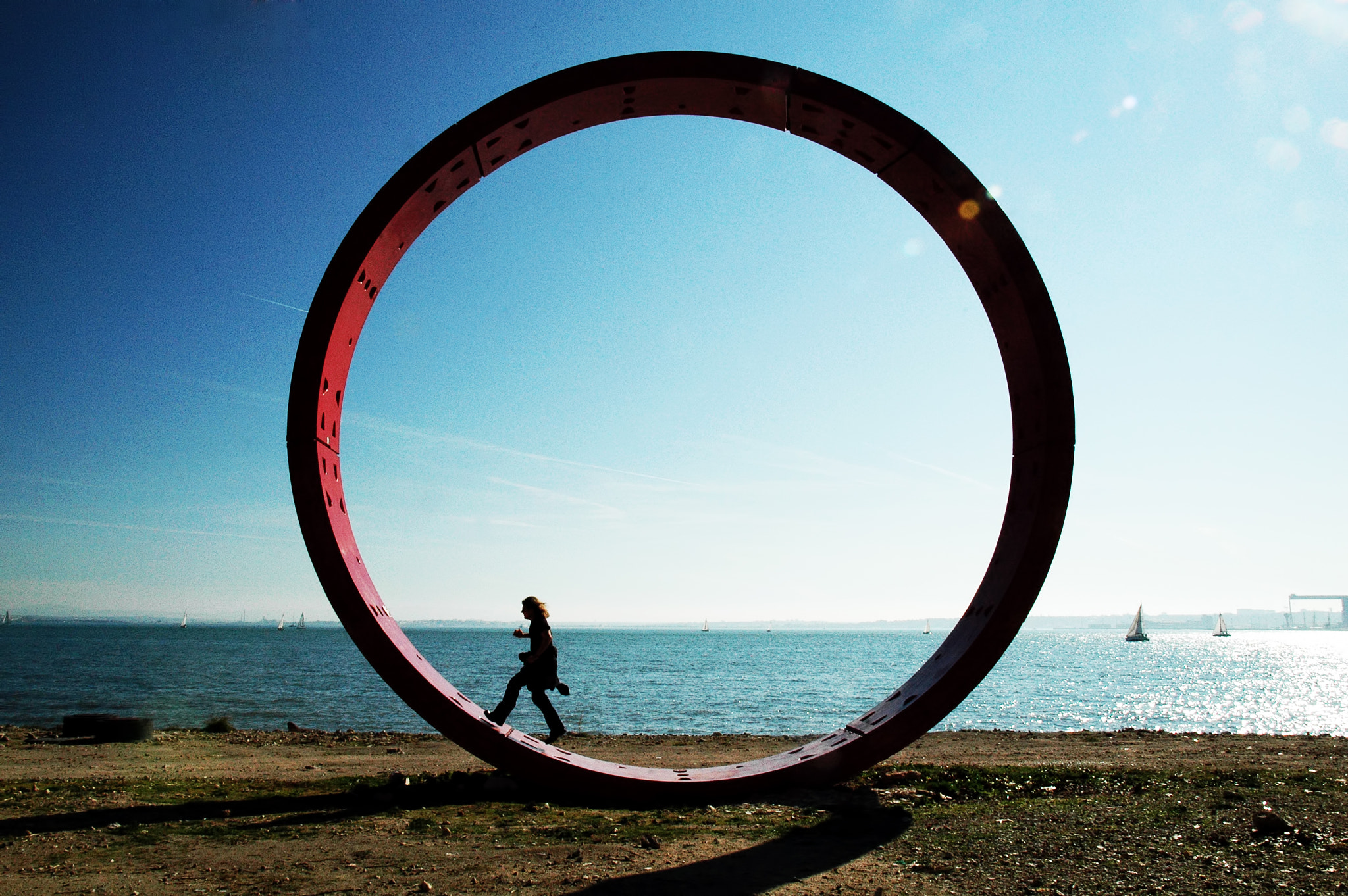 Nikon D70 sample photo. Circle photography