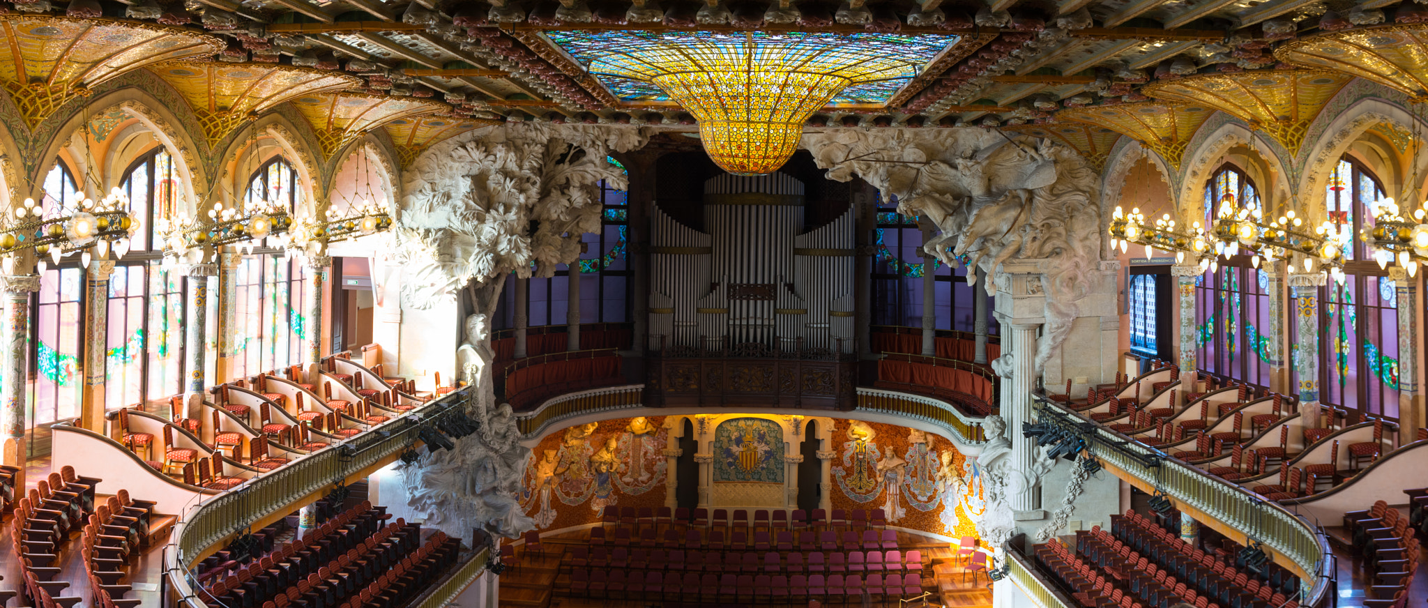 Pentax K-3 II + Pentax smc DA* 16-50mm F2.8 ED AL (IF) SDM sample photo. Palau de la música catalana photography