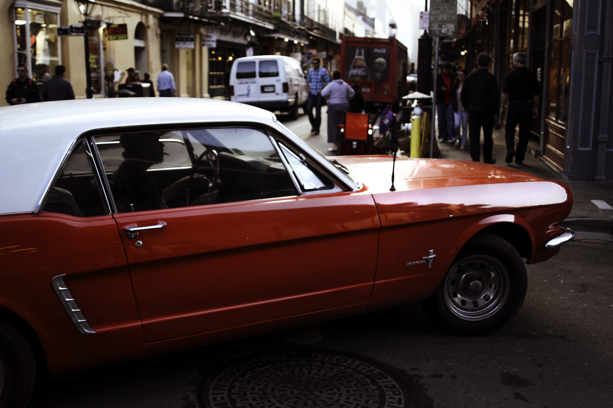 Canon EOS 60D + Canon EF 24mm F2.8 sample photo. Red mustang photography