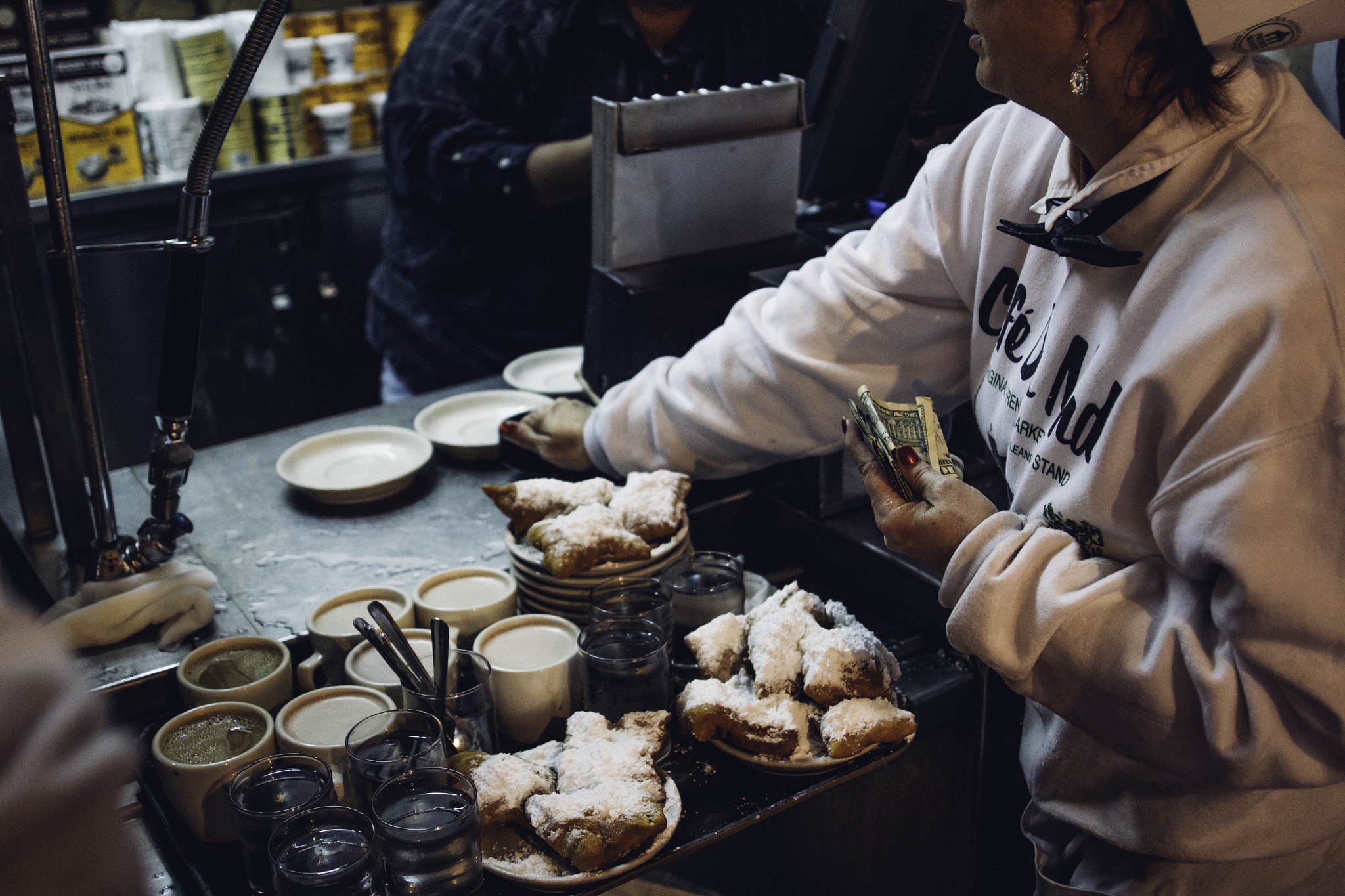 Canon EOS 60D + Canon EF 24mm F2.8 sample photo. Morning beignets photography