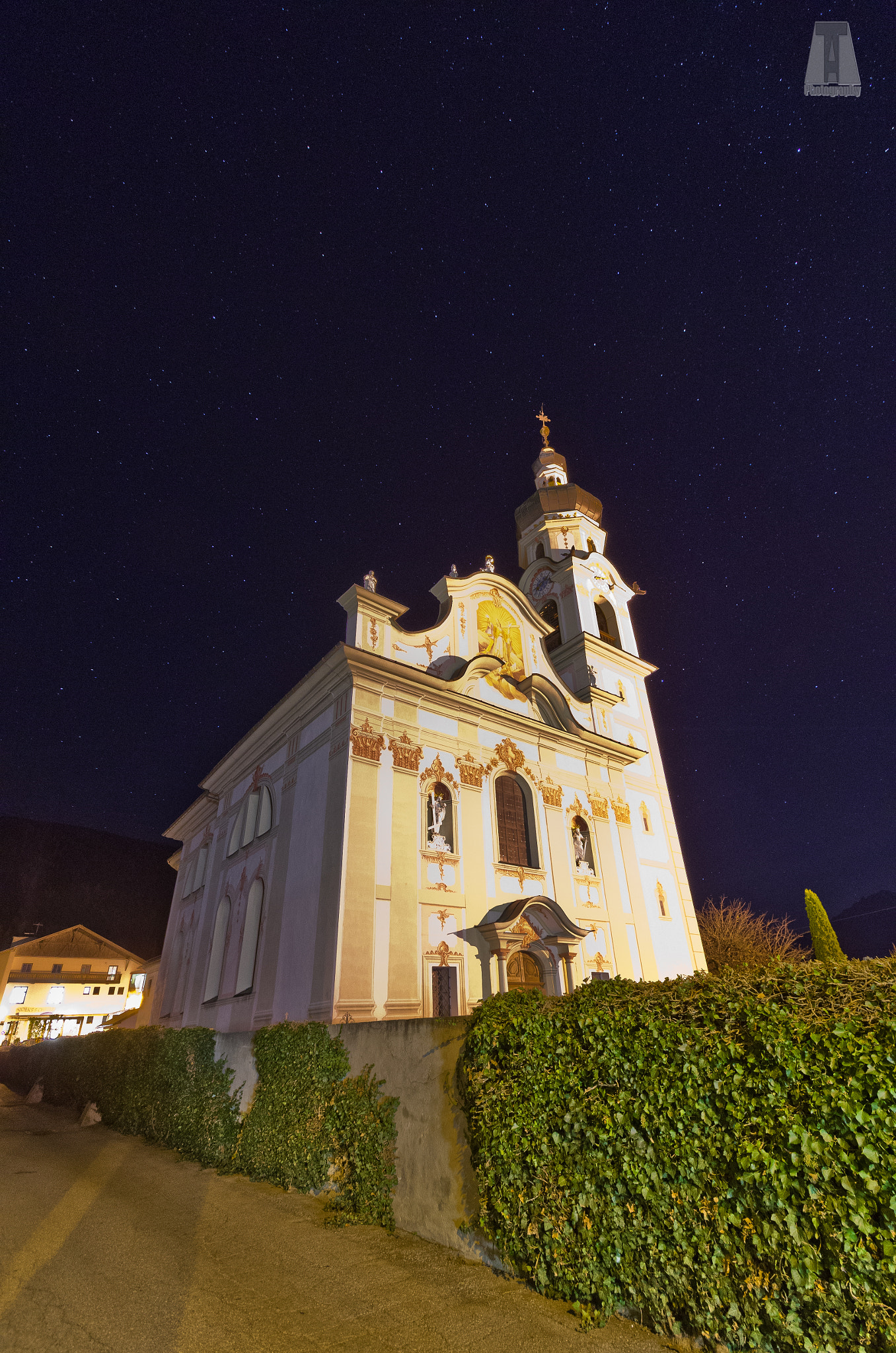 Pentax K-50 sample photo. Axamer kirche photography