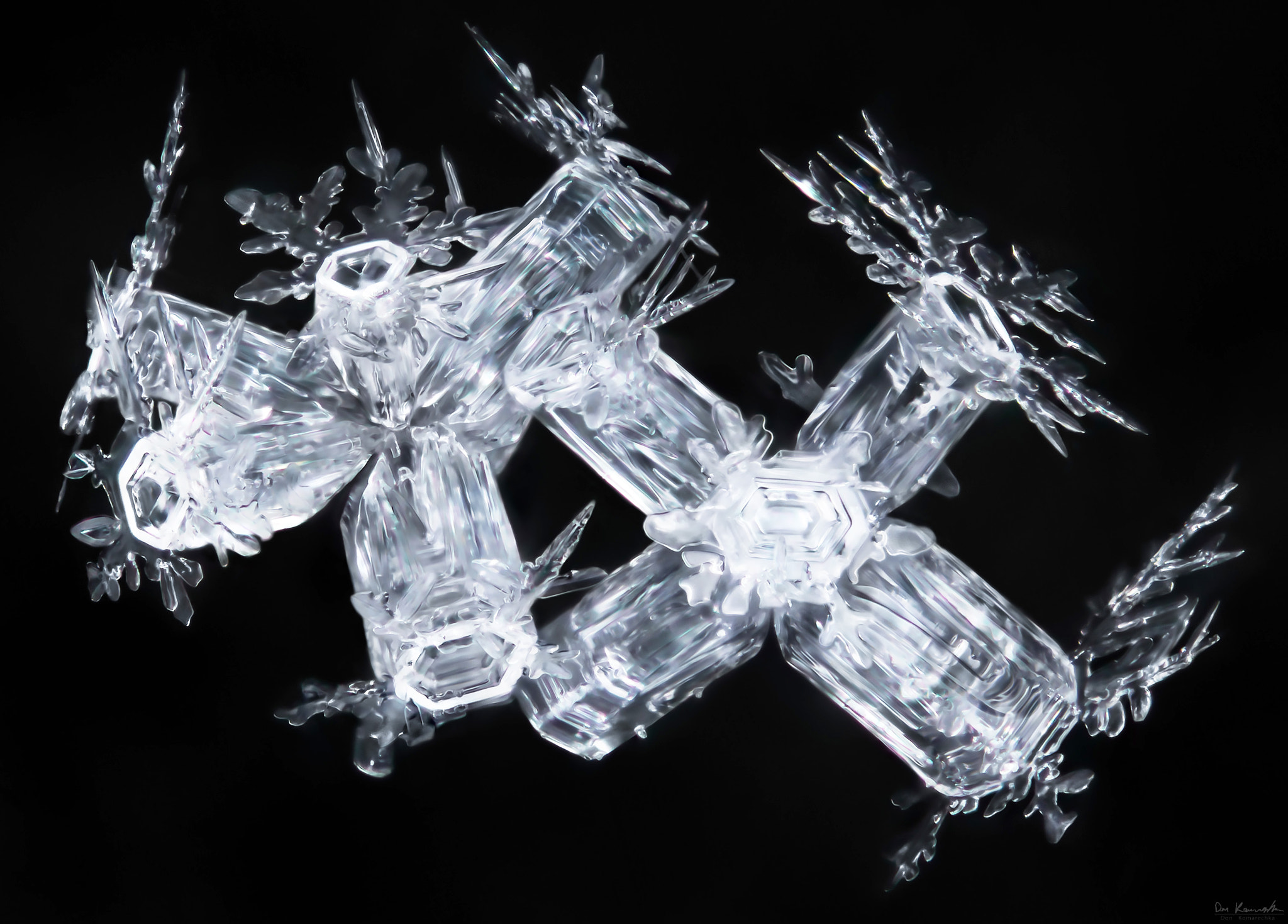Canon MP-E 65mm F2.5 1-5x Macro Photo sample photo. Snowflake-a-day #1 photography