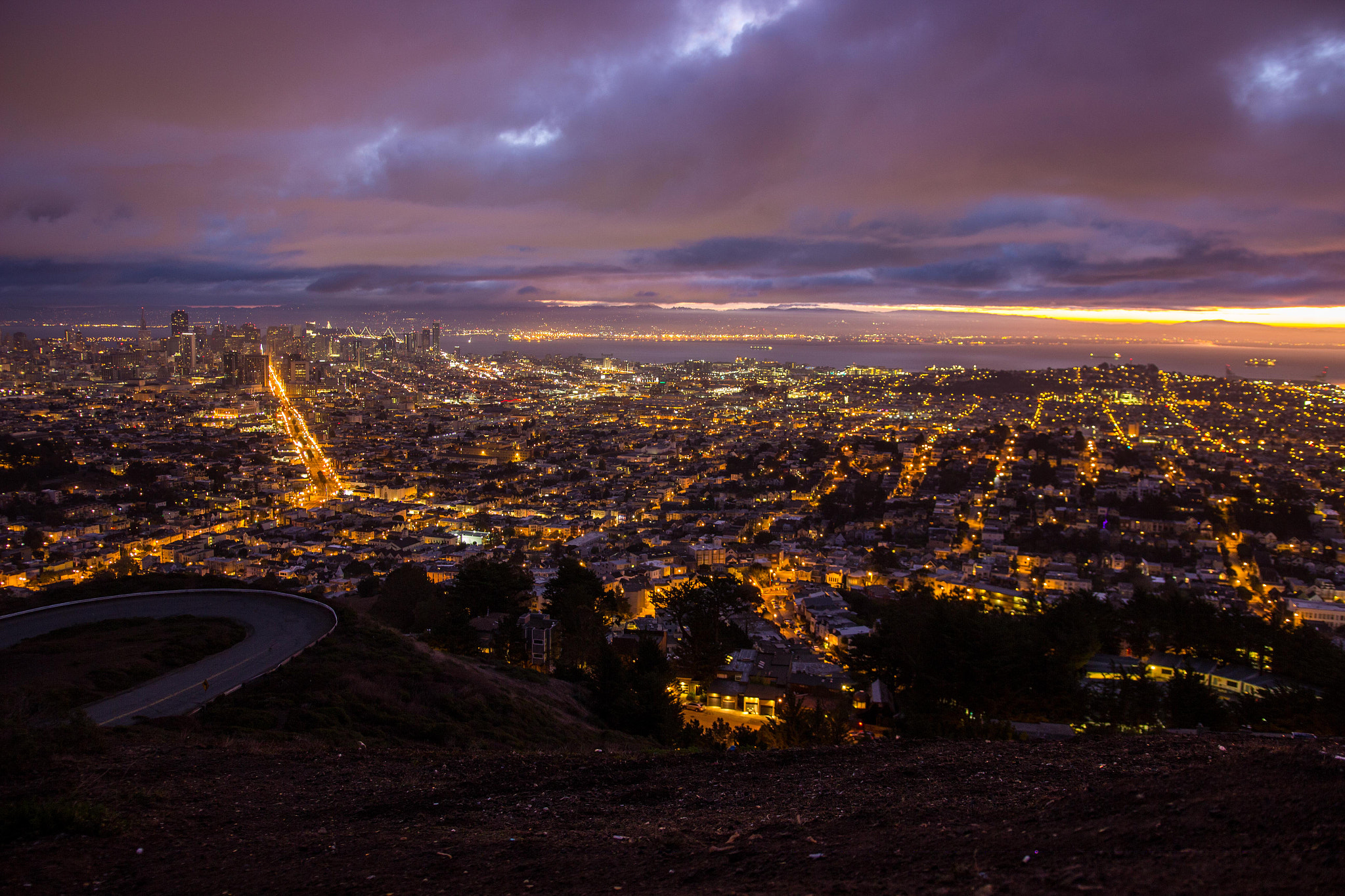 Sigma 18-35mm f/1.8 DC HSM sample photo. San francisco sunrise photography