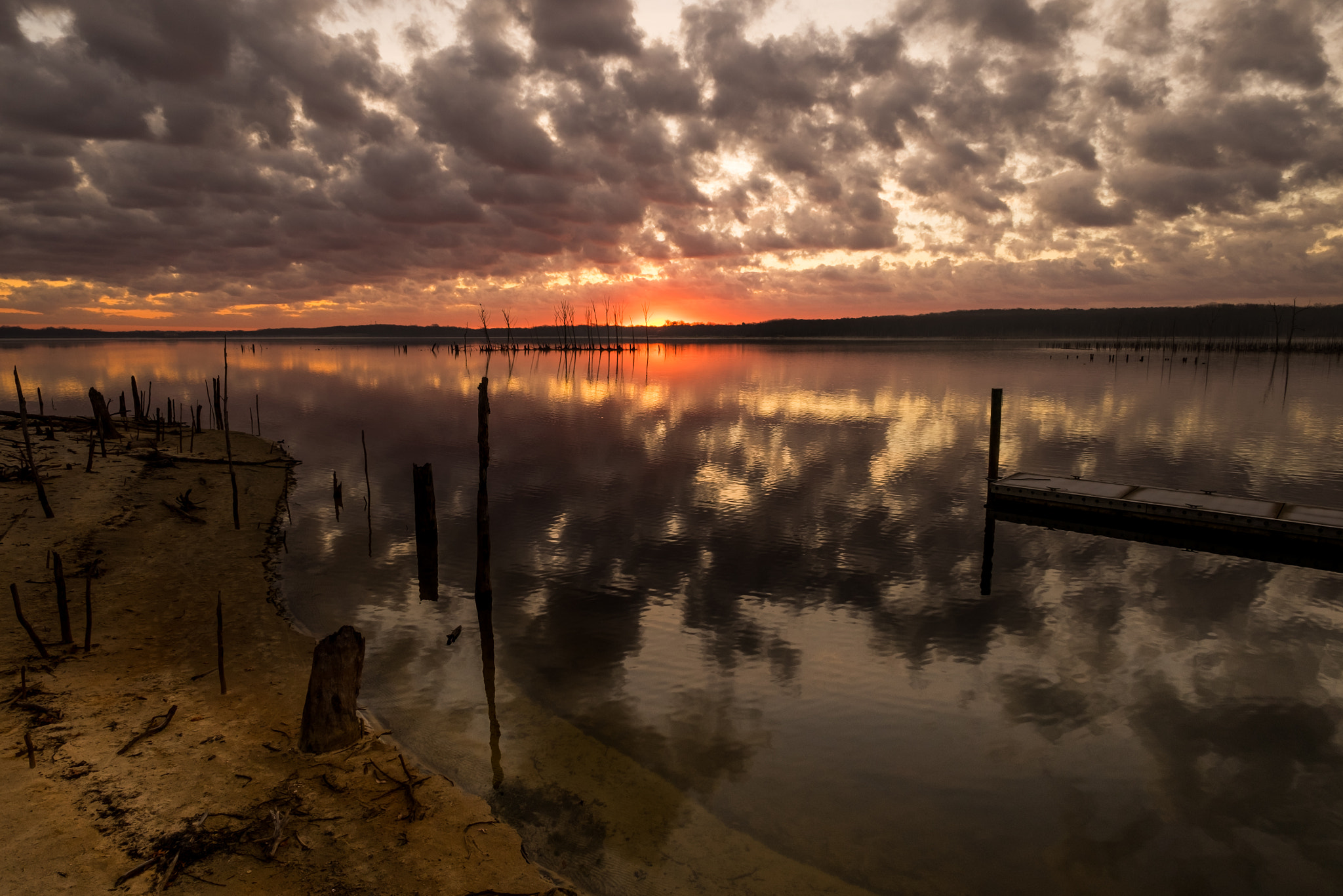 ZEISS Touit 12mm F2.8 sample photo. Sunrise at manasquan reservoir photography