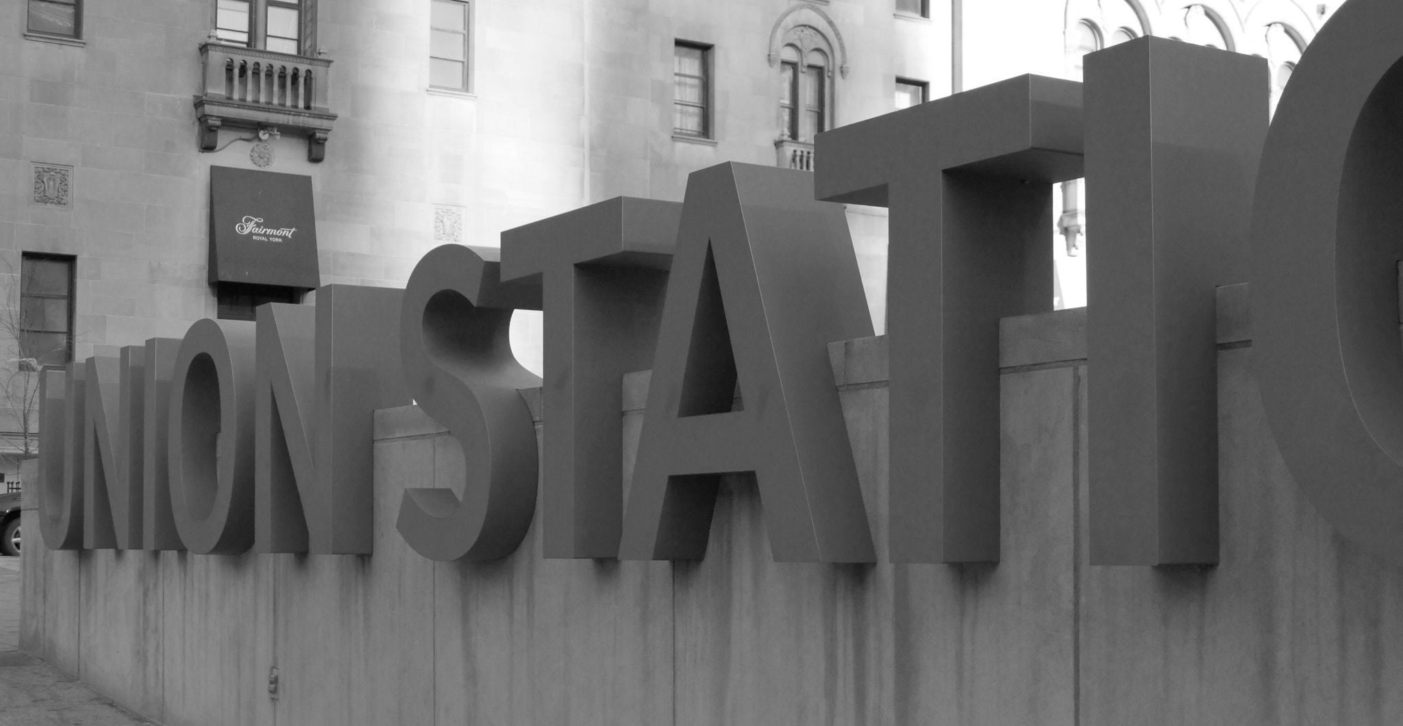 Nikon D200 sample photo. Union exterior sign v photography
