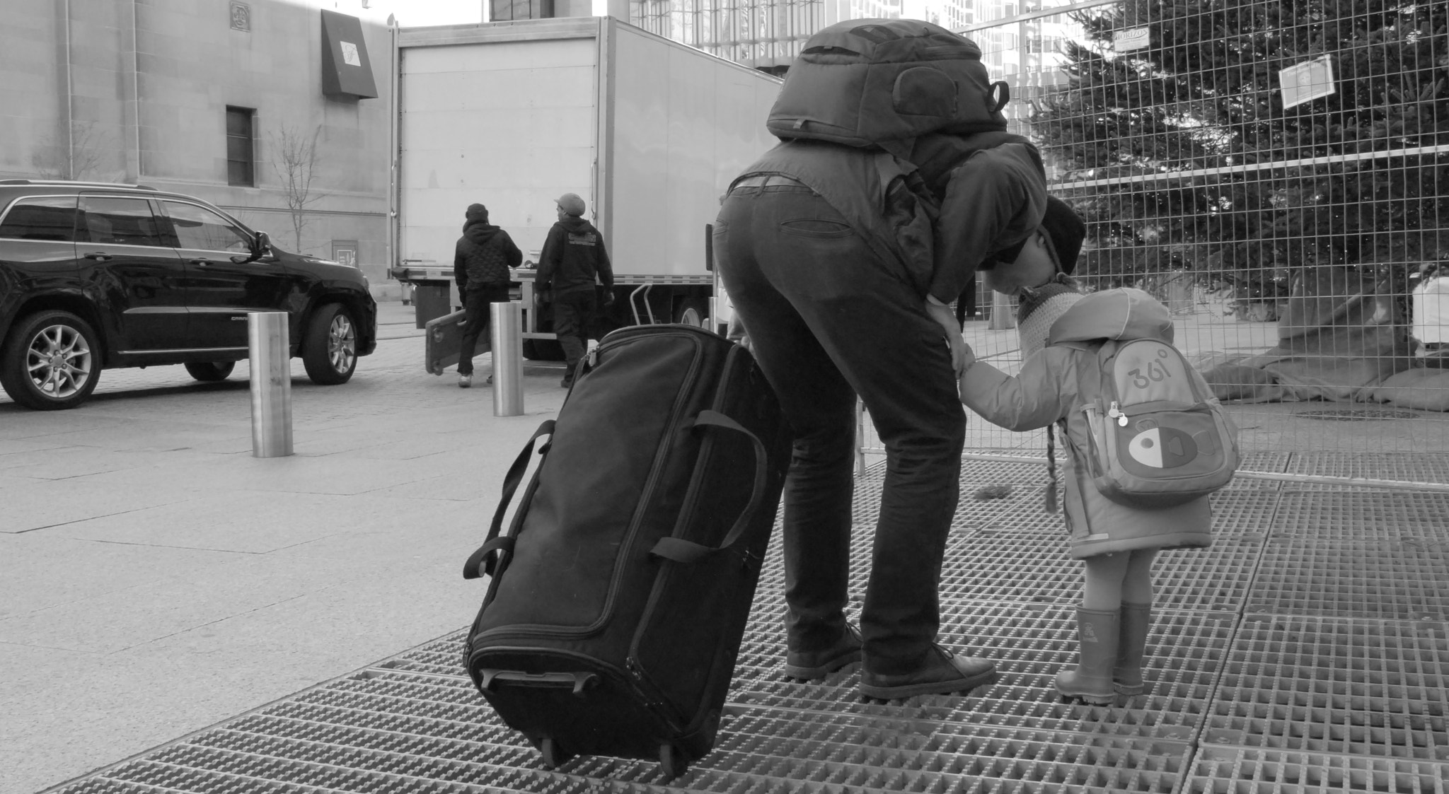 Nikon D200 sample photo. Union exterior visitors v photography