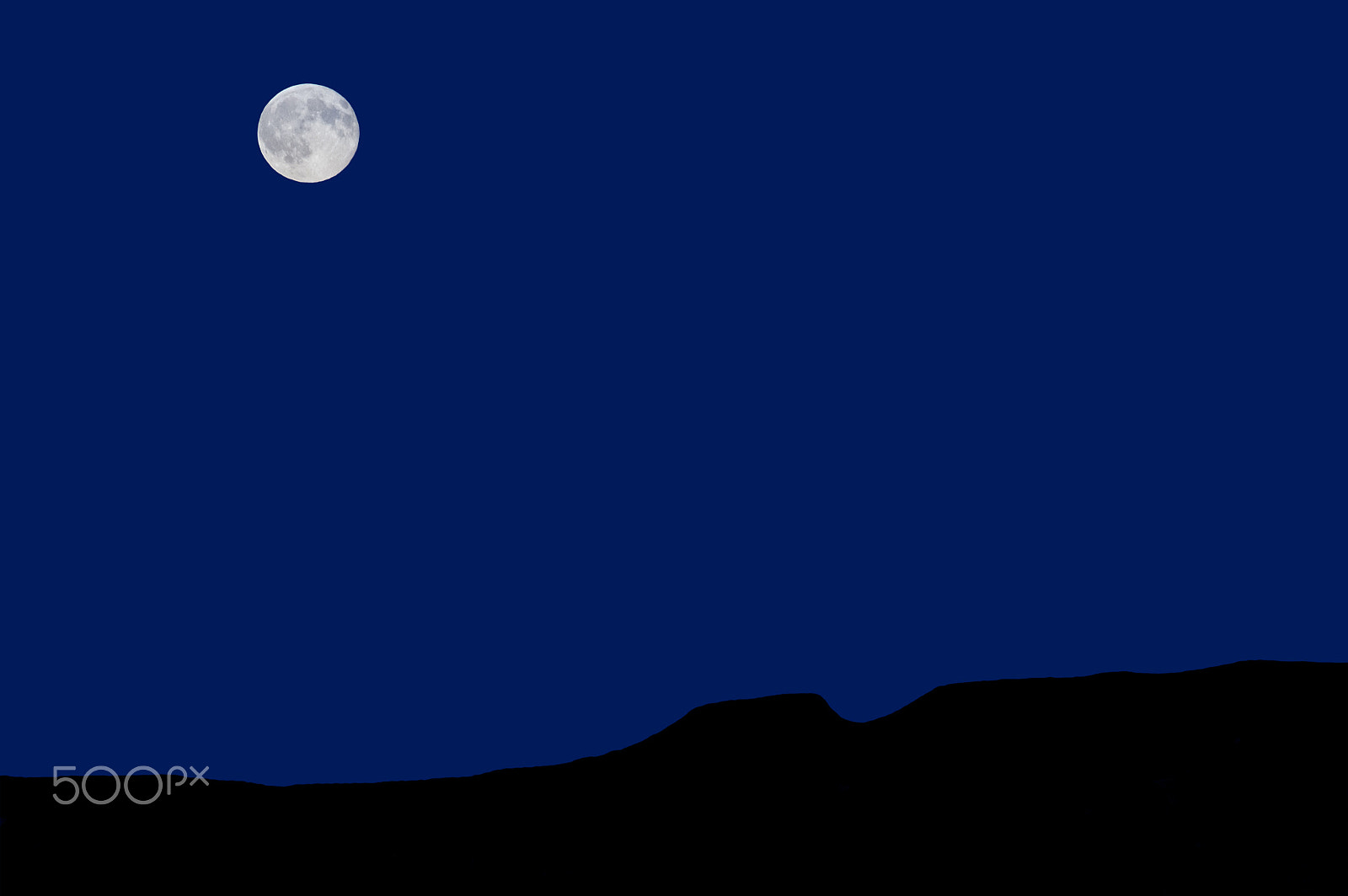 Nikon D70 sample photo. Blue moon photography