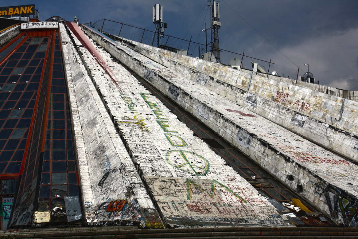 Canon EOS 1000D (EOS Digital Rebel XS / EOS Kiss F) sample photo. Pyramid of tirana photography