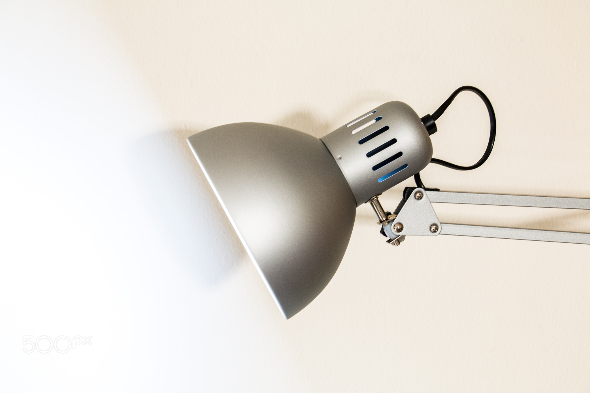 Vintage white desk lamp