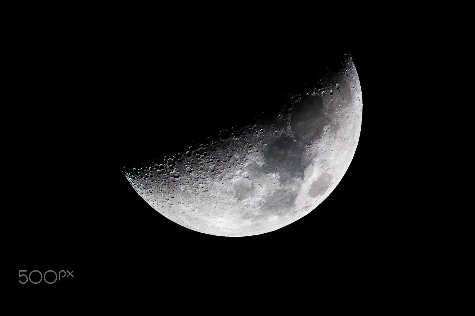 Canon EF 500mm F4L IS USM sample photo. Moon photography