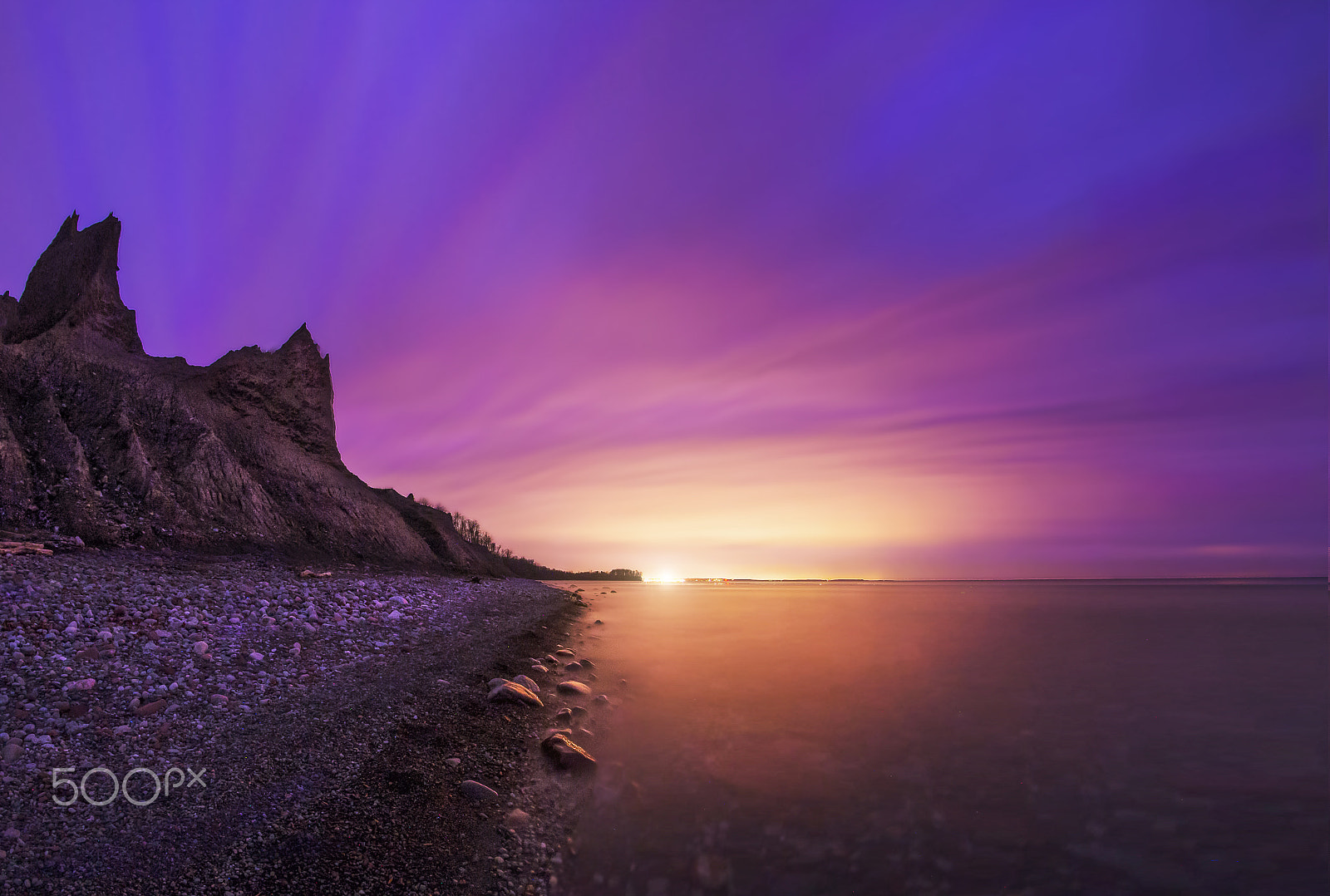 Nikon D610 + Samyang 8mm F3.5 Aspherical IF MC Fisheye sample photo. Chimney bluffs photography