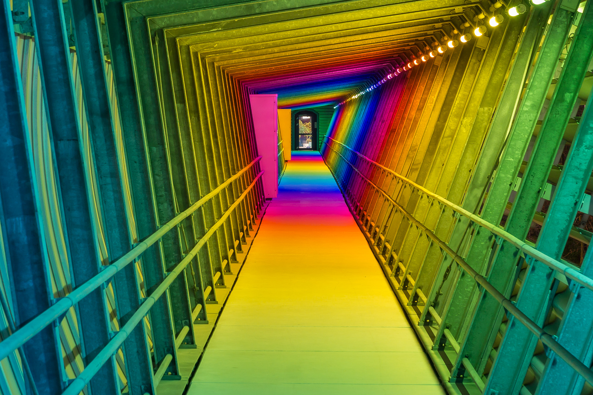 Sigma 17-70mm F2.8-4 DC Macro OS HSM sample photo. Rainbow corridor photography