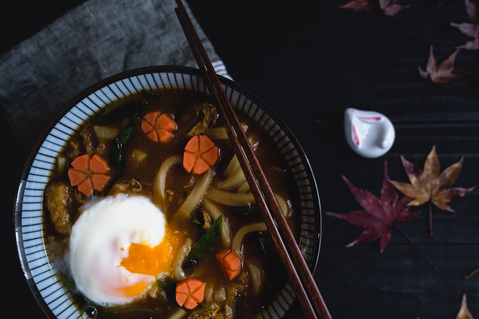 Nikon D610 + AF-S Nikkor 35mm f/1.8G sample photo. Curry udon noodles. photography