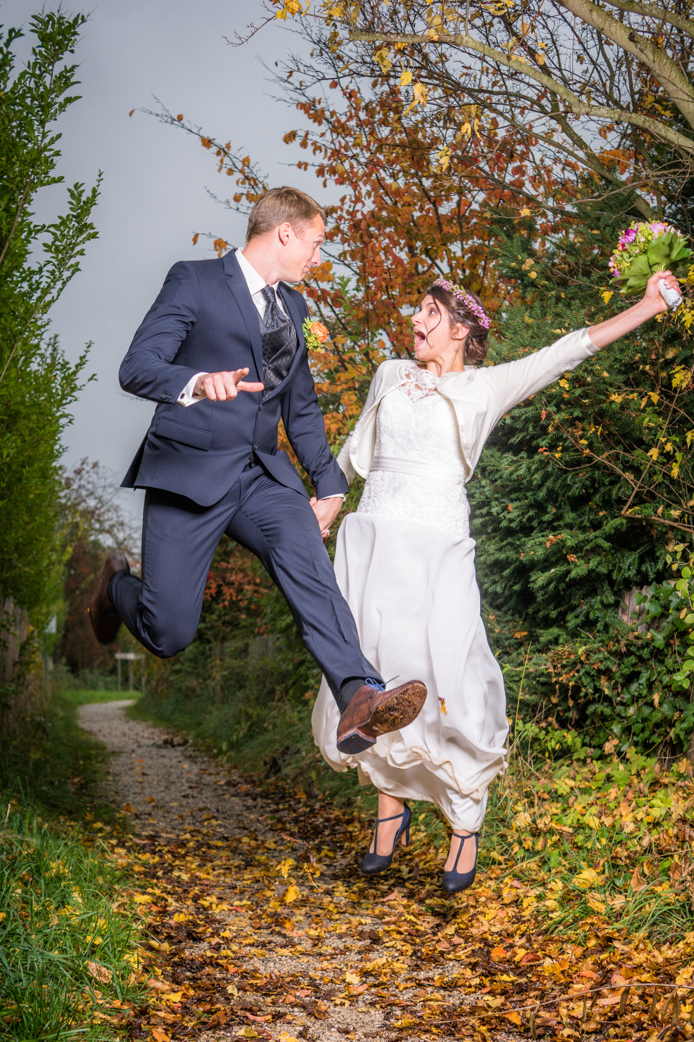 Sony ILCA-77M2 + Sony DT 35mm F1.8 SAM sample photo. Wedding jump photography