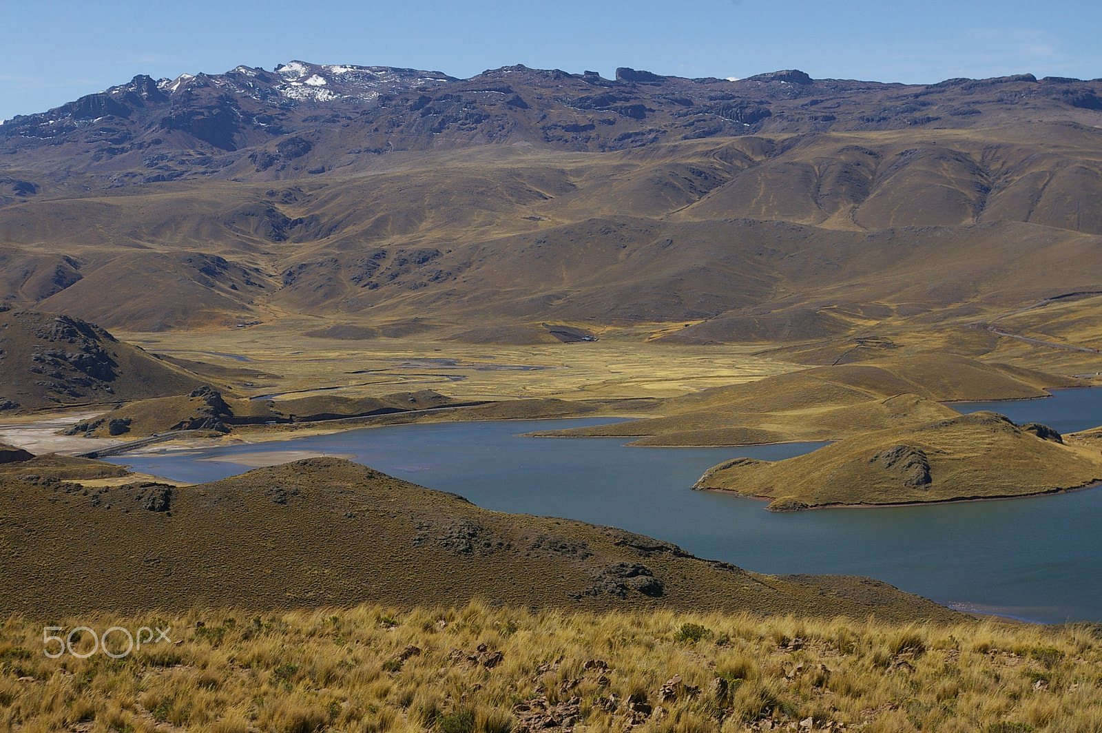 Pentax *ist DL2 sample photo. Andean lakes photography