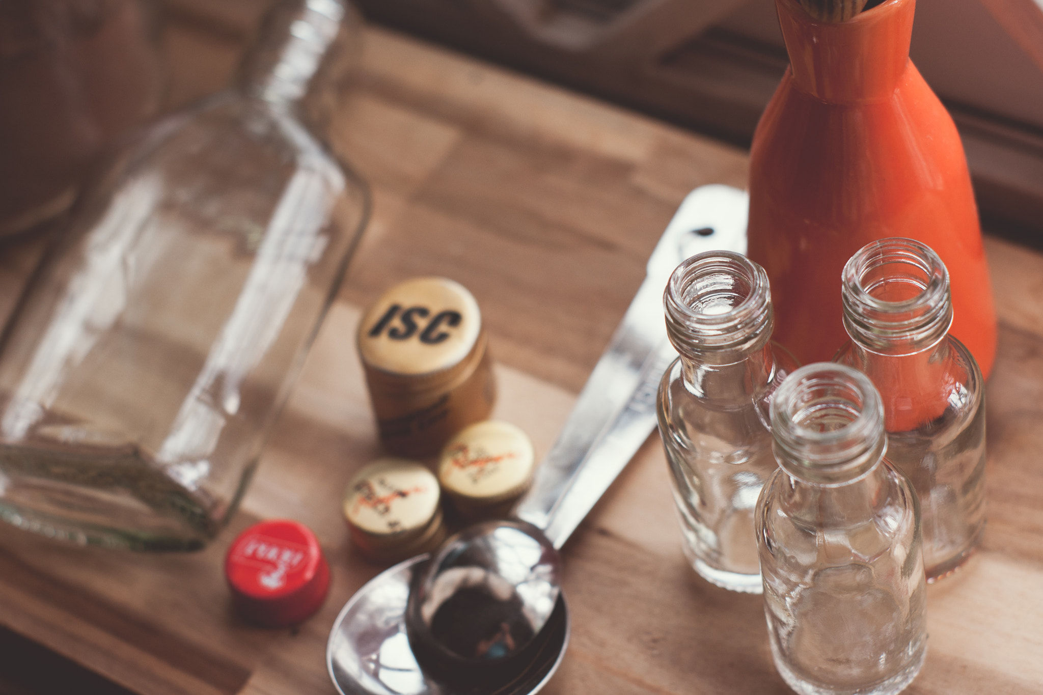 Sony Alpha DSLR-A700 + Minolta AF 50mm F1.7 sample photo. Bottles photography