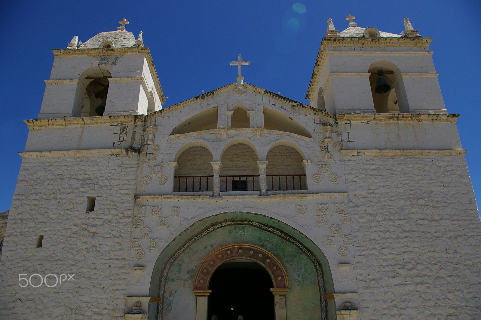 Pentax *ist DL2 sample photo. Yanque church photography