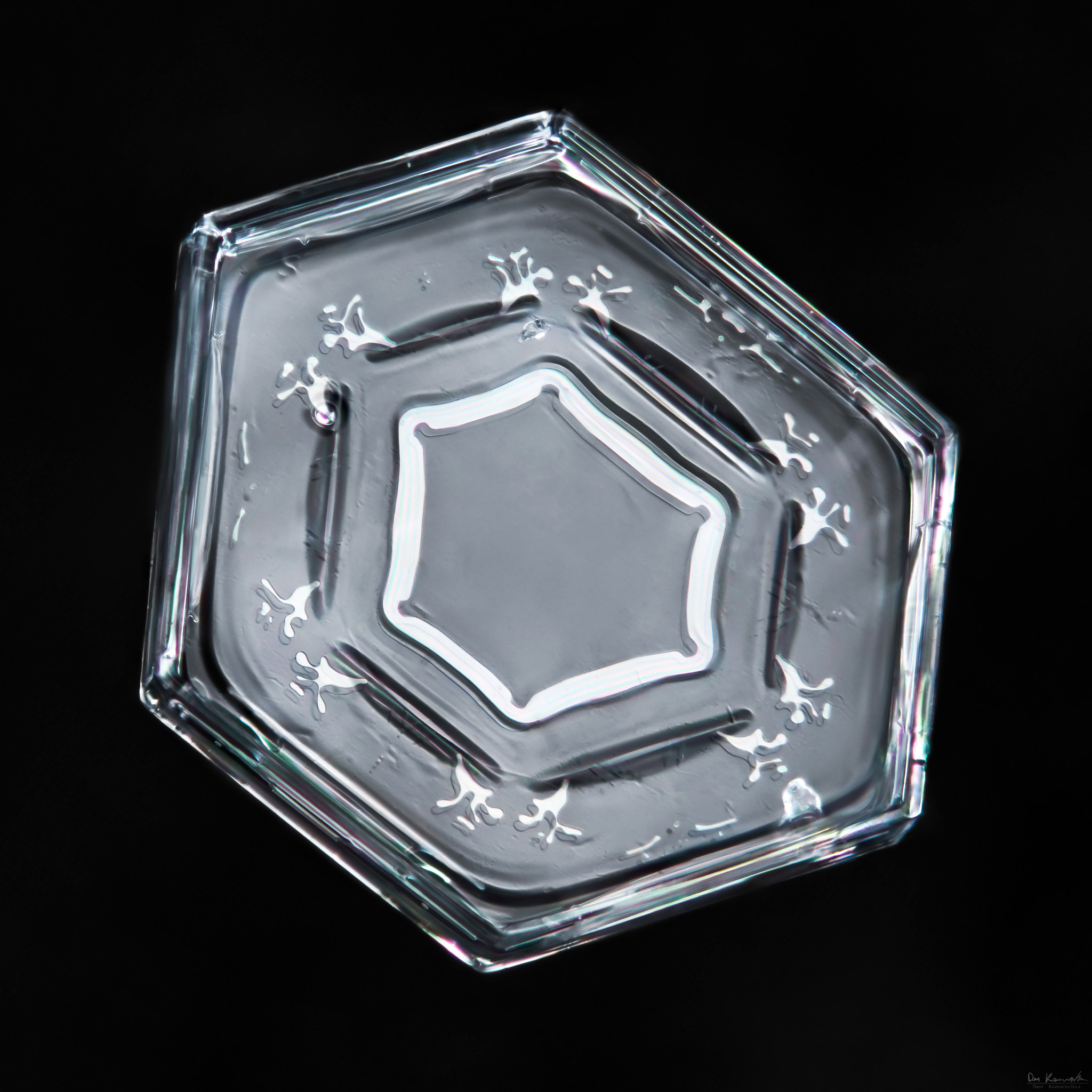 Canon MP-E 65mm F2.5 1-5x Macro Photo sample photo. Snowflake-a-day #2 photography
