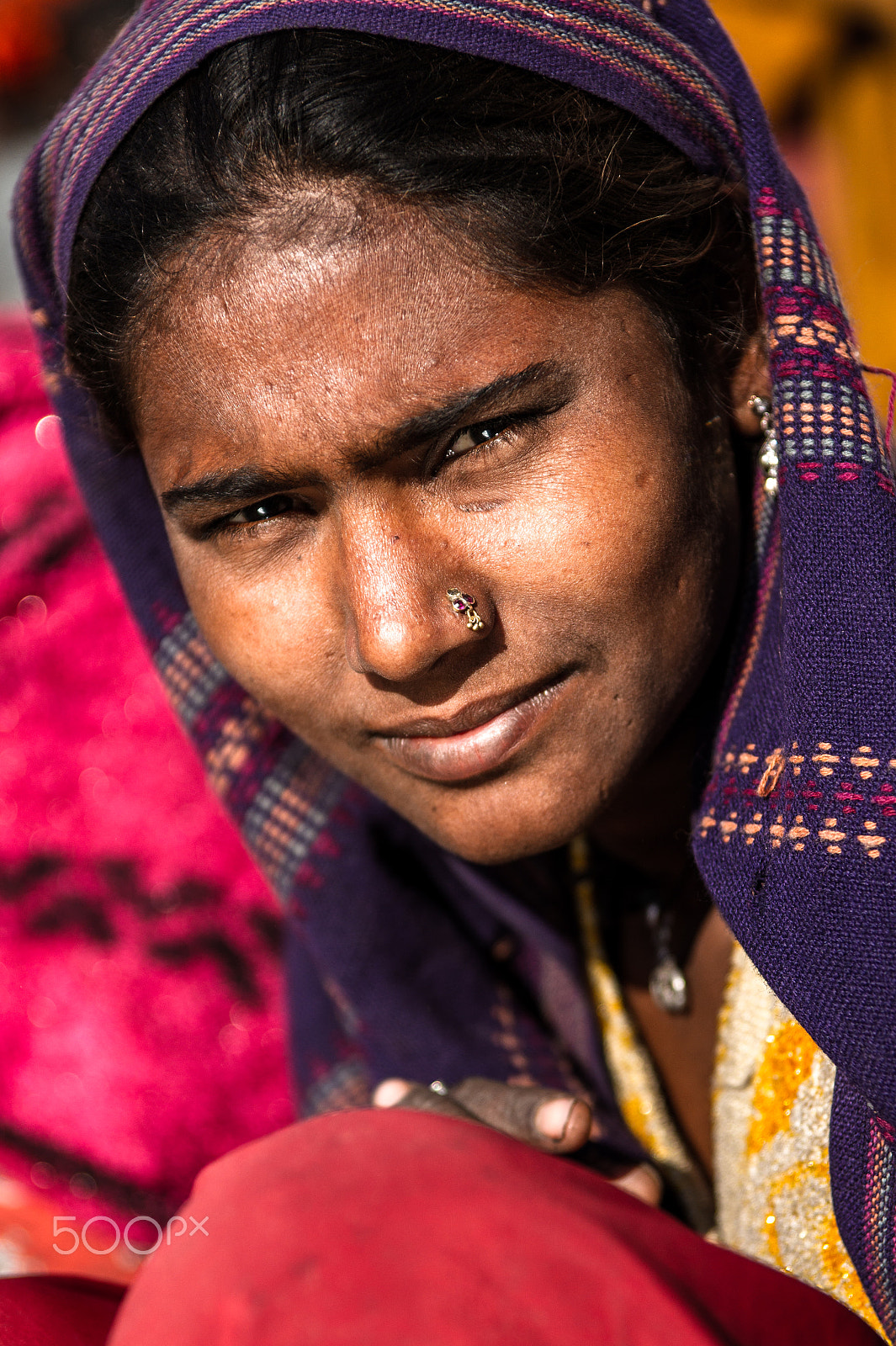 Sony Alpha DSLR-A550 sample photo. Young woman in jodhpur photography