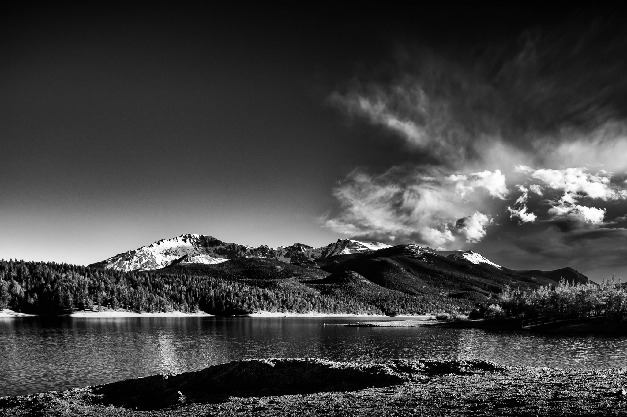 Canon TS-E 24.0mm f/3.5 L II sample photo. Serene moments at crystal creek reservoir photography