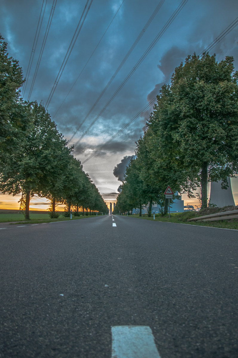 Sigma 17-70mm F2.8-4 DC Macro OS HSM | C sample photo. Sunset road photography