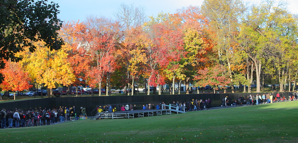 Canon EF 70-200mm F2.8L IS USM sample photo. Vietnam war memorial photography