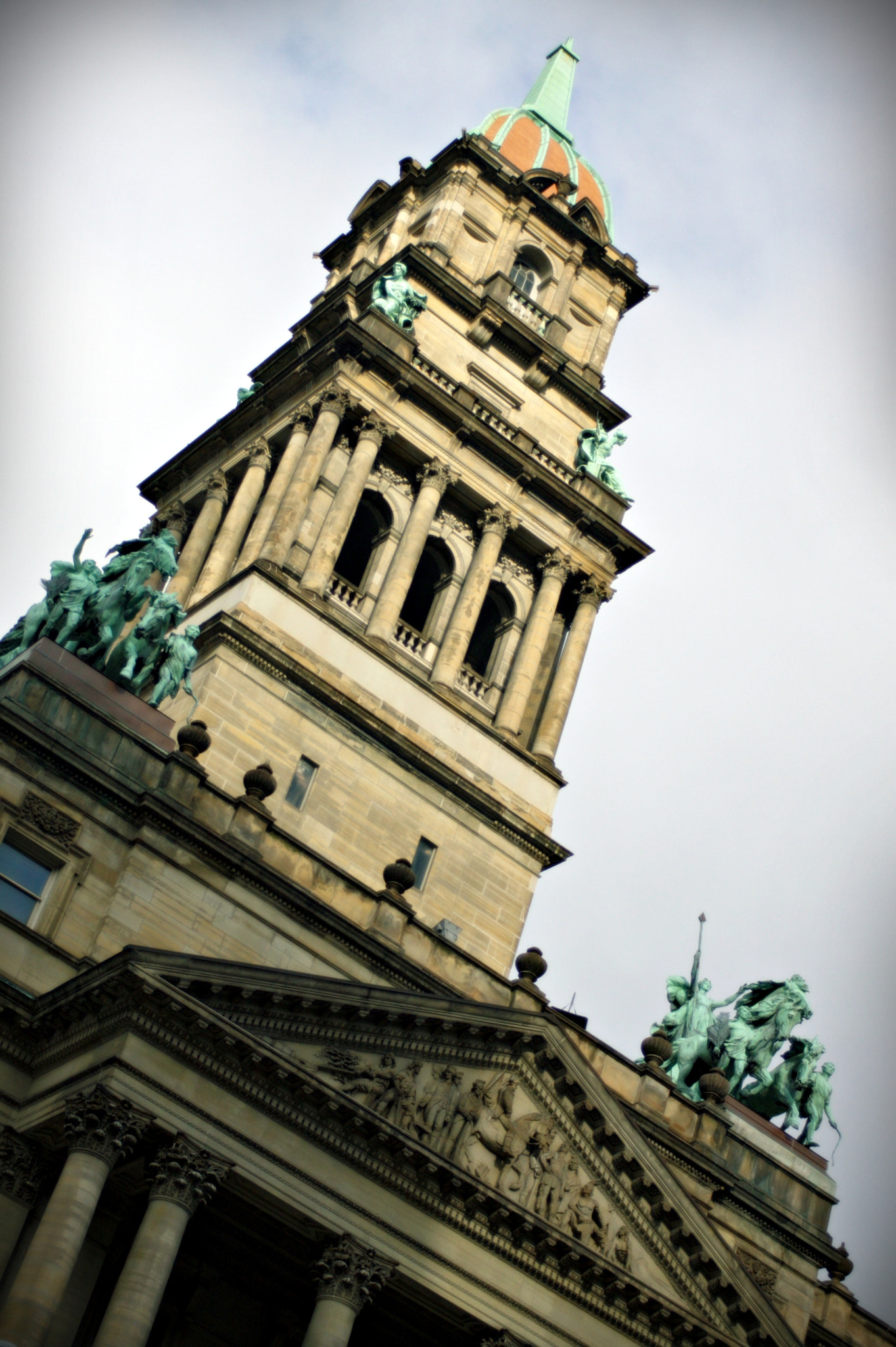 Canon EF 28-90mm f/4-5.6 sample photo. Detroit building photography
