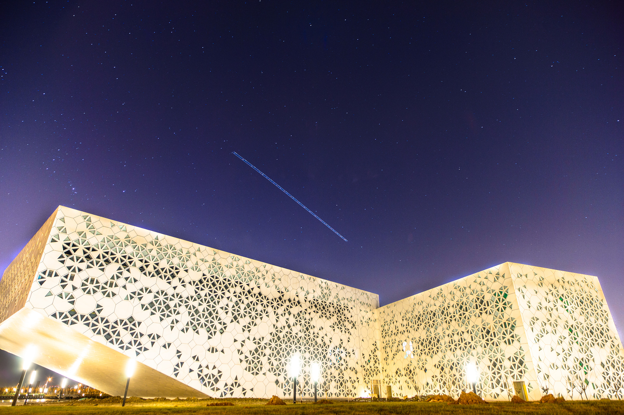 Nikon Df sample photo. Night view of nku. photography