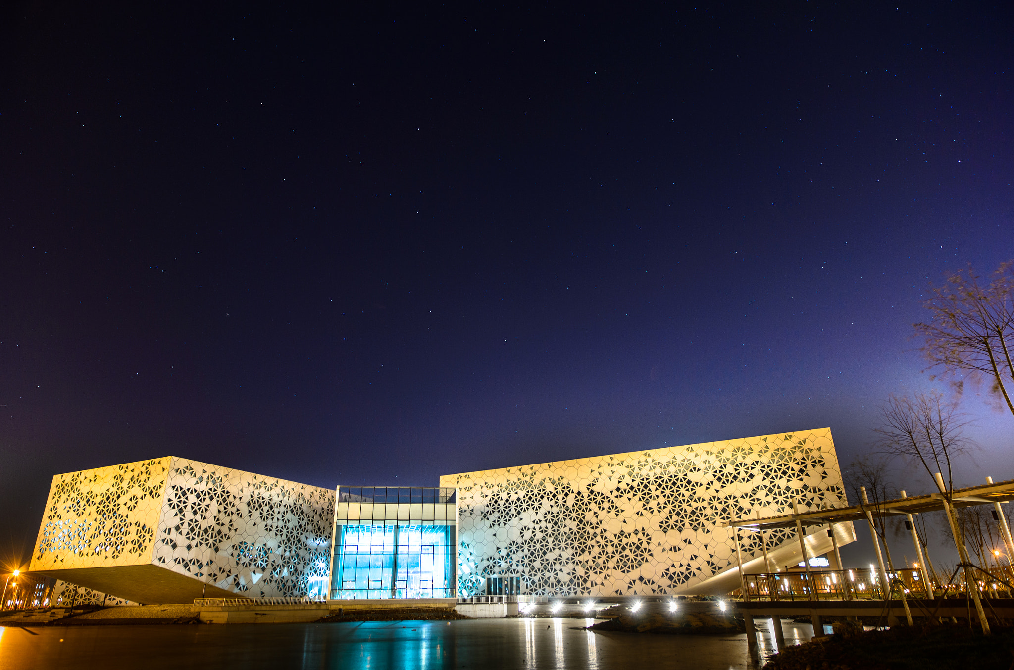 Nikon Df sample photo. Night view of nku photography