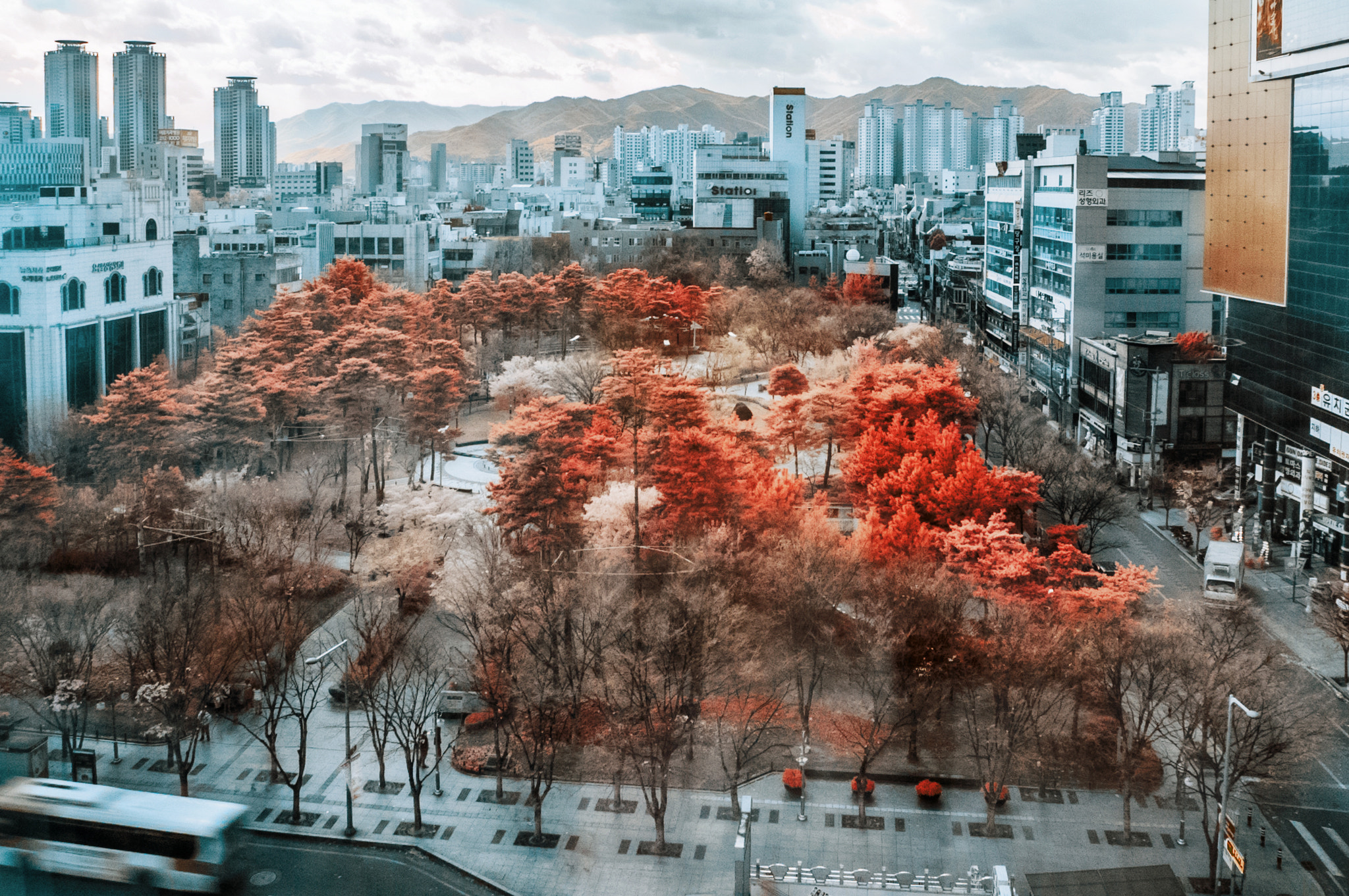 Nikon D70s sample photo. Infrared city #3 photography