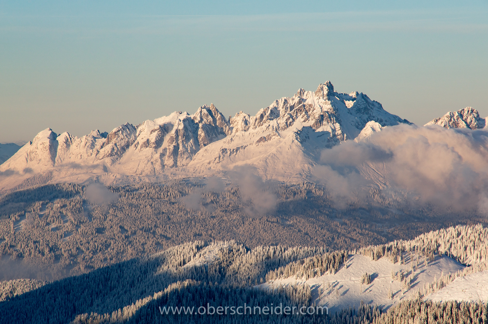 Sony DT 18-135mm F3.5-5.6 SAM sample photo. Alpine winter landscape in austria photography