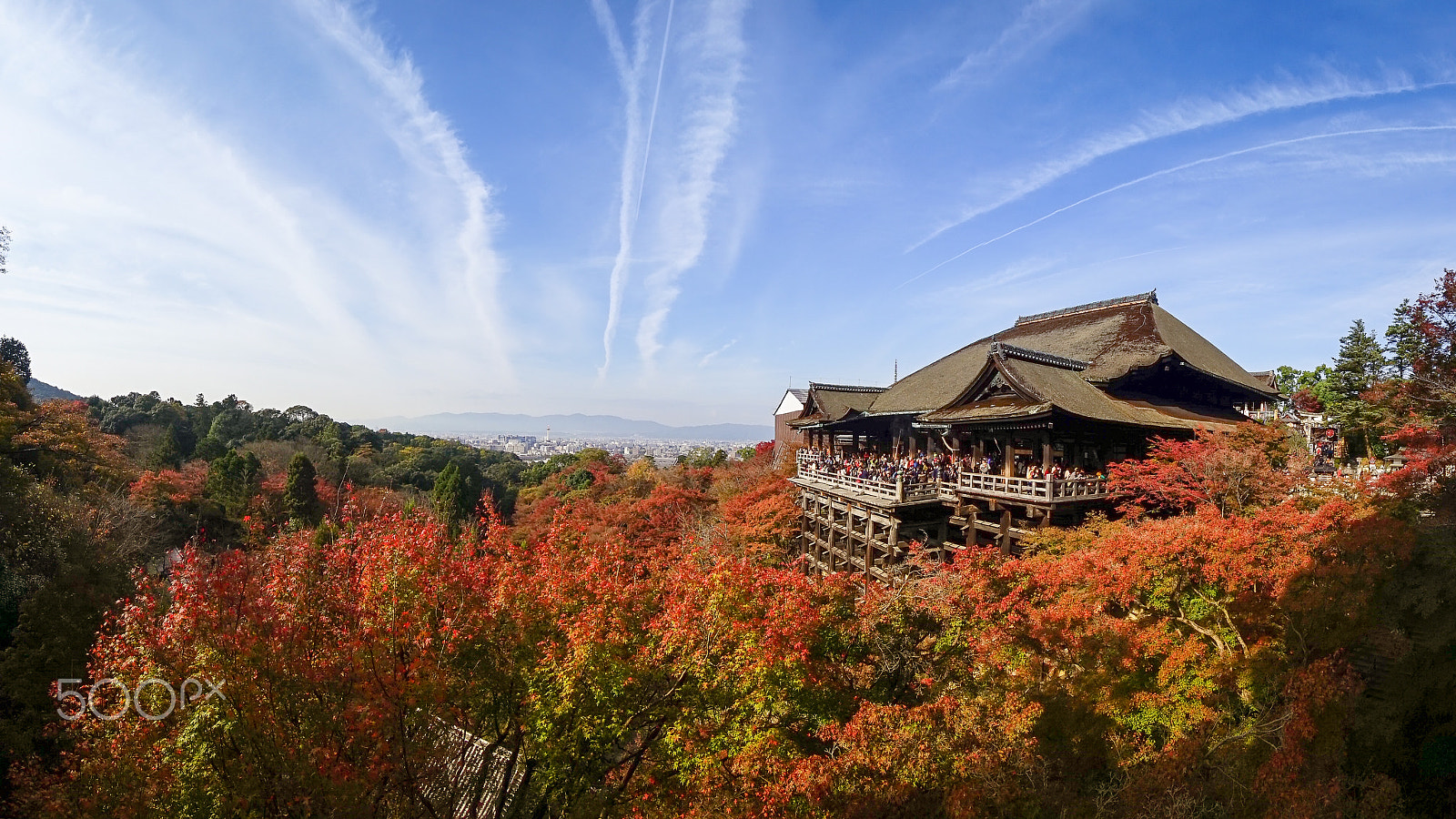 Sony a7 + Sony E 10-18mm F4 OSS sample photo. Panoramic of kiyomizudera photography
