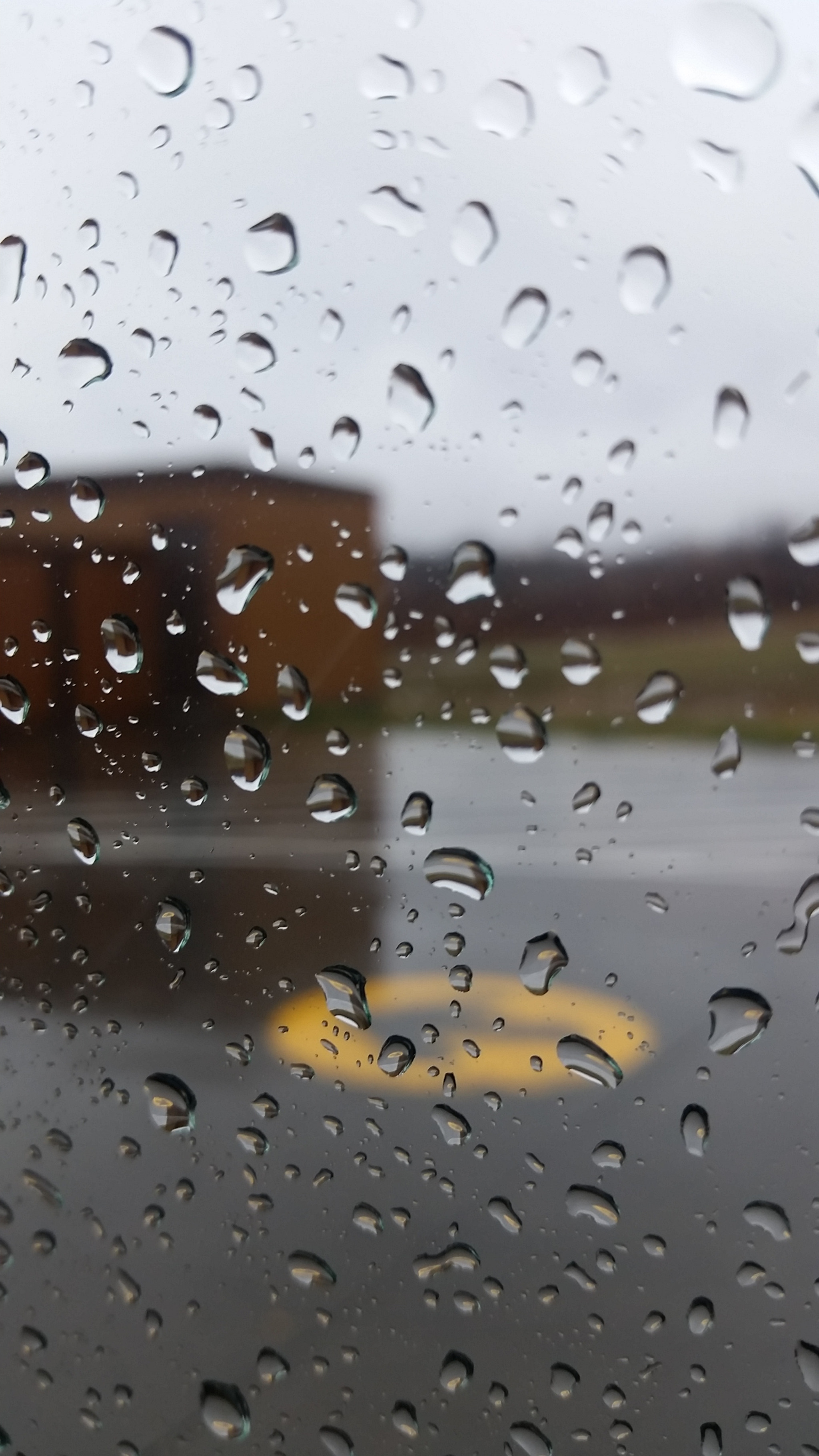 Samsung Galaxy S5 K Sport sample photo. Rain on car window photography