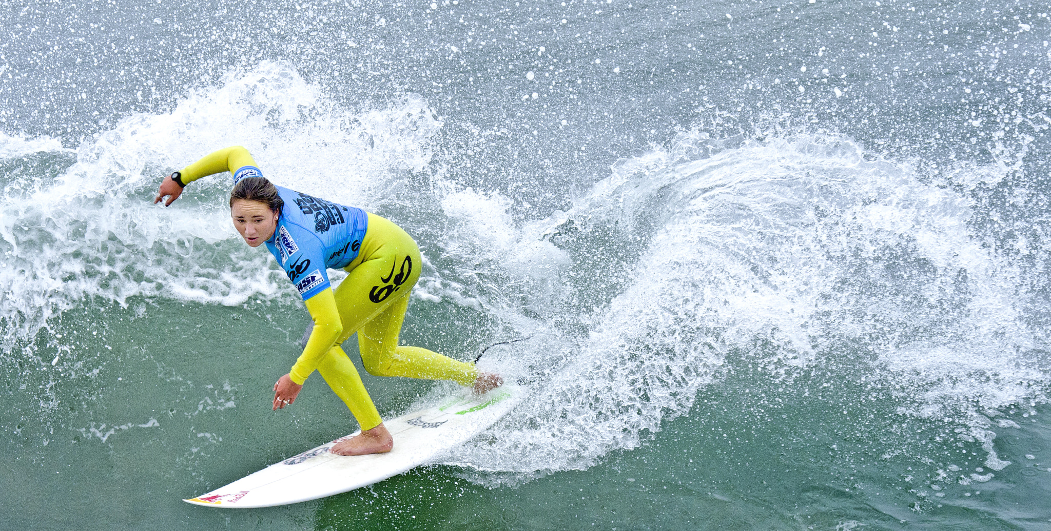 Canon EOS 400D (EOS Digital Rebel XTi / EOS Kiss Digital X) sample photo. Carissa moore at the us open of surfing photography
