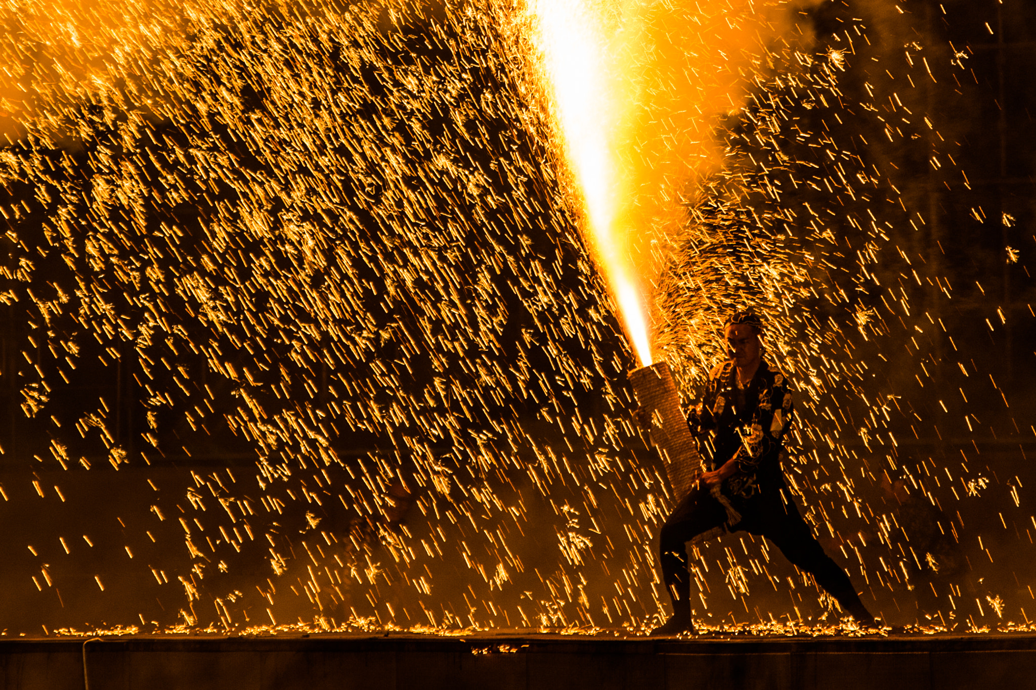 Sigma 70-200mm F2.8 EX DG OS HSM sample photo. Festival of fire photography