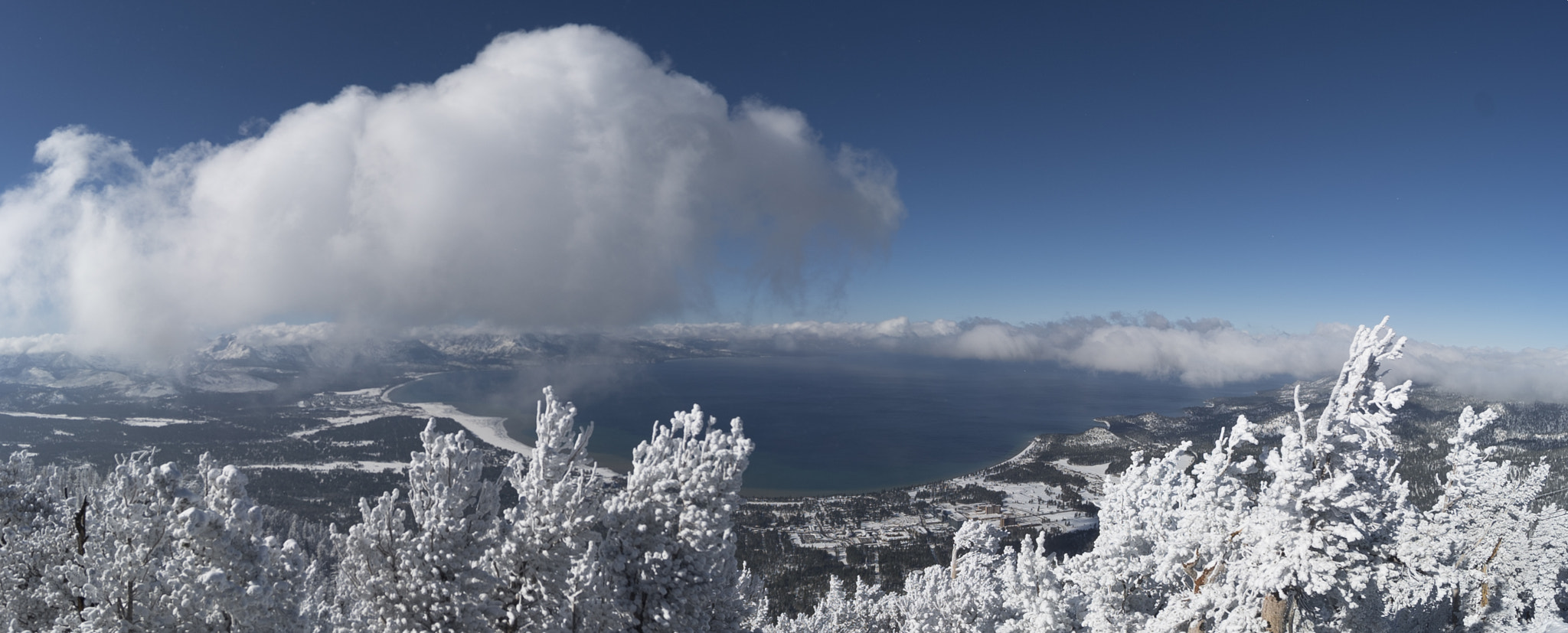 Sony a7S + Sony E 10-18mm F4 OSS sample photo. Lake tahoe pano photography