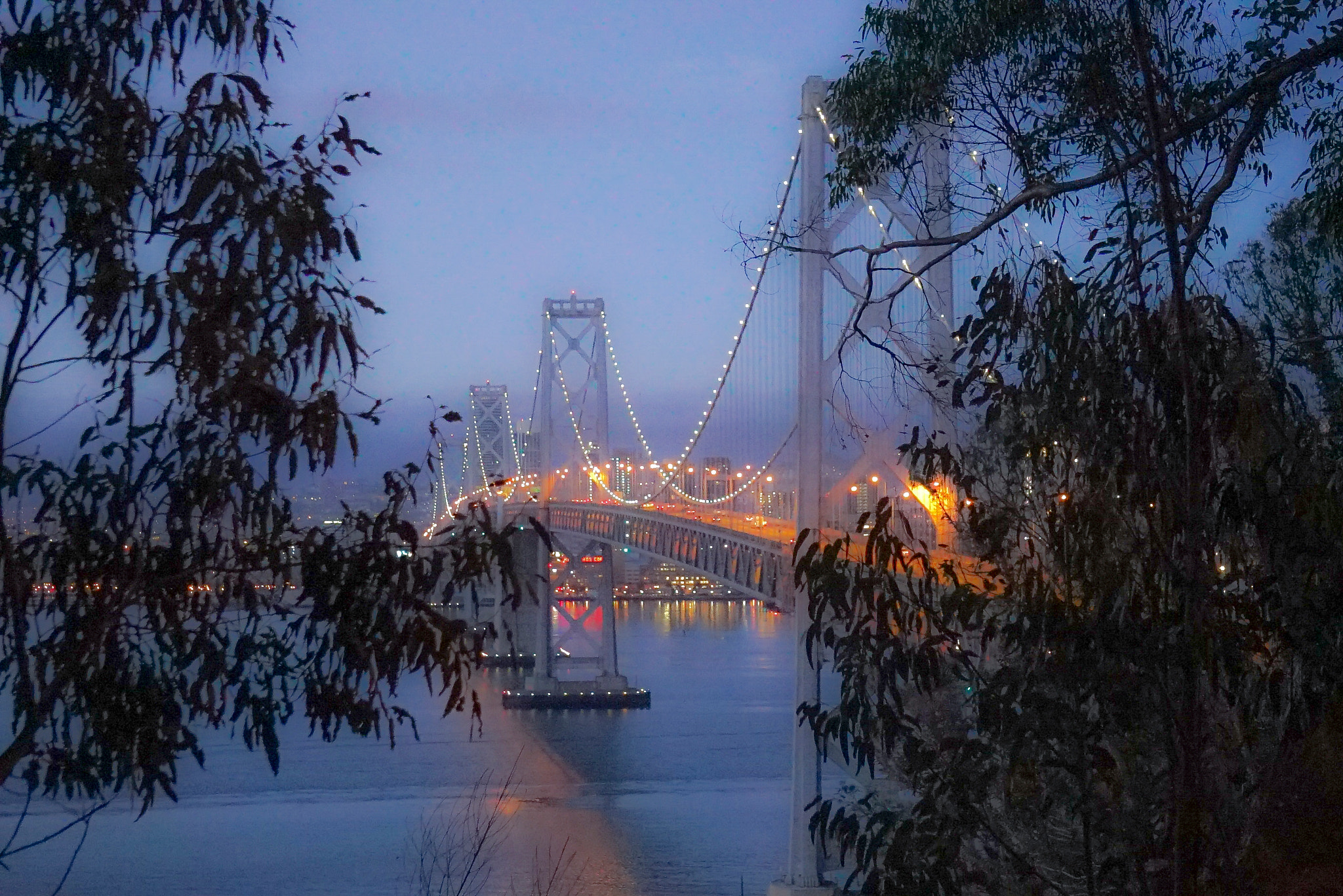 Sony a7S sample photo. Bay bridge photography